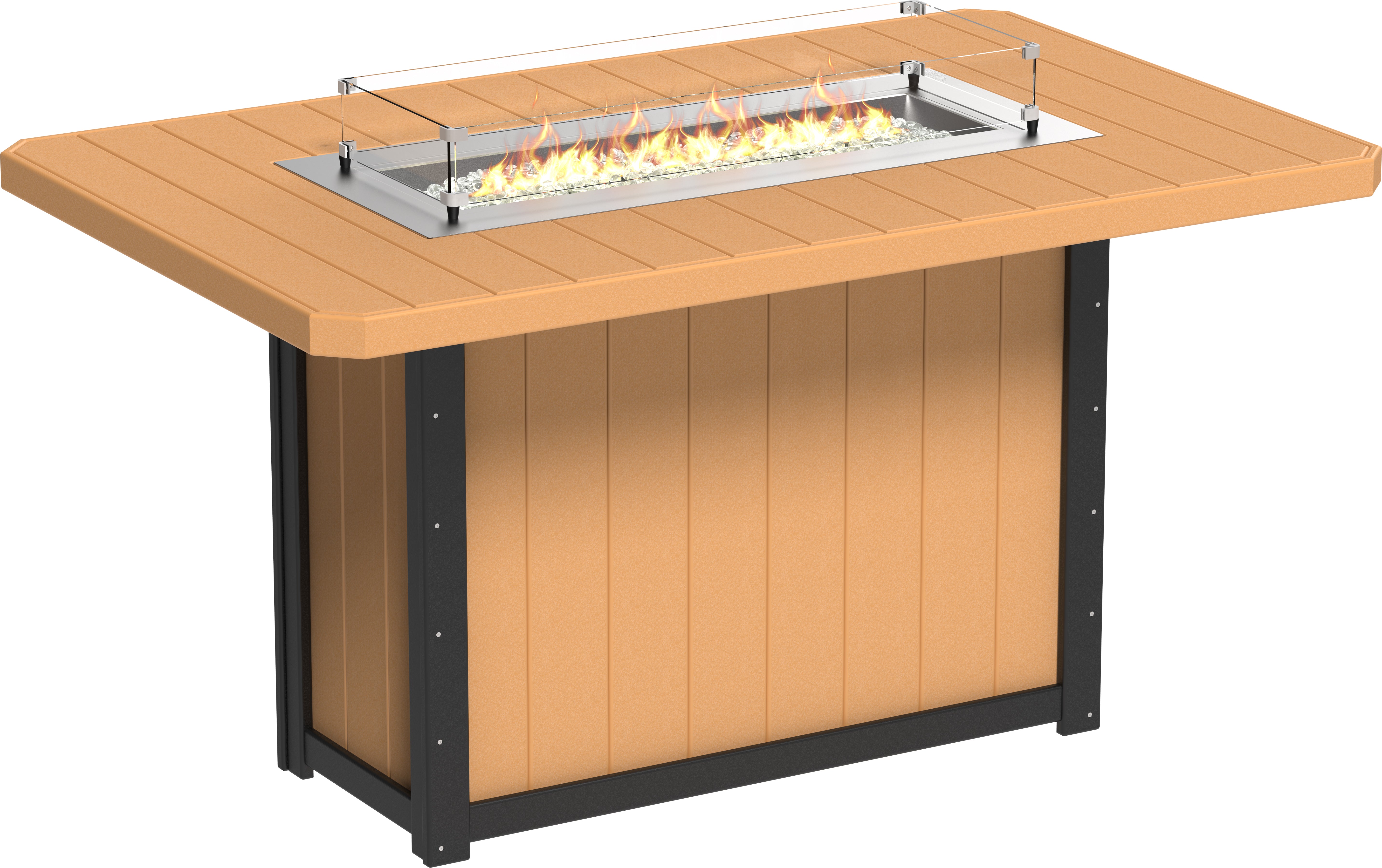LuxCraft Lumin Fire Table 79 Rectangular