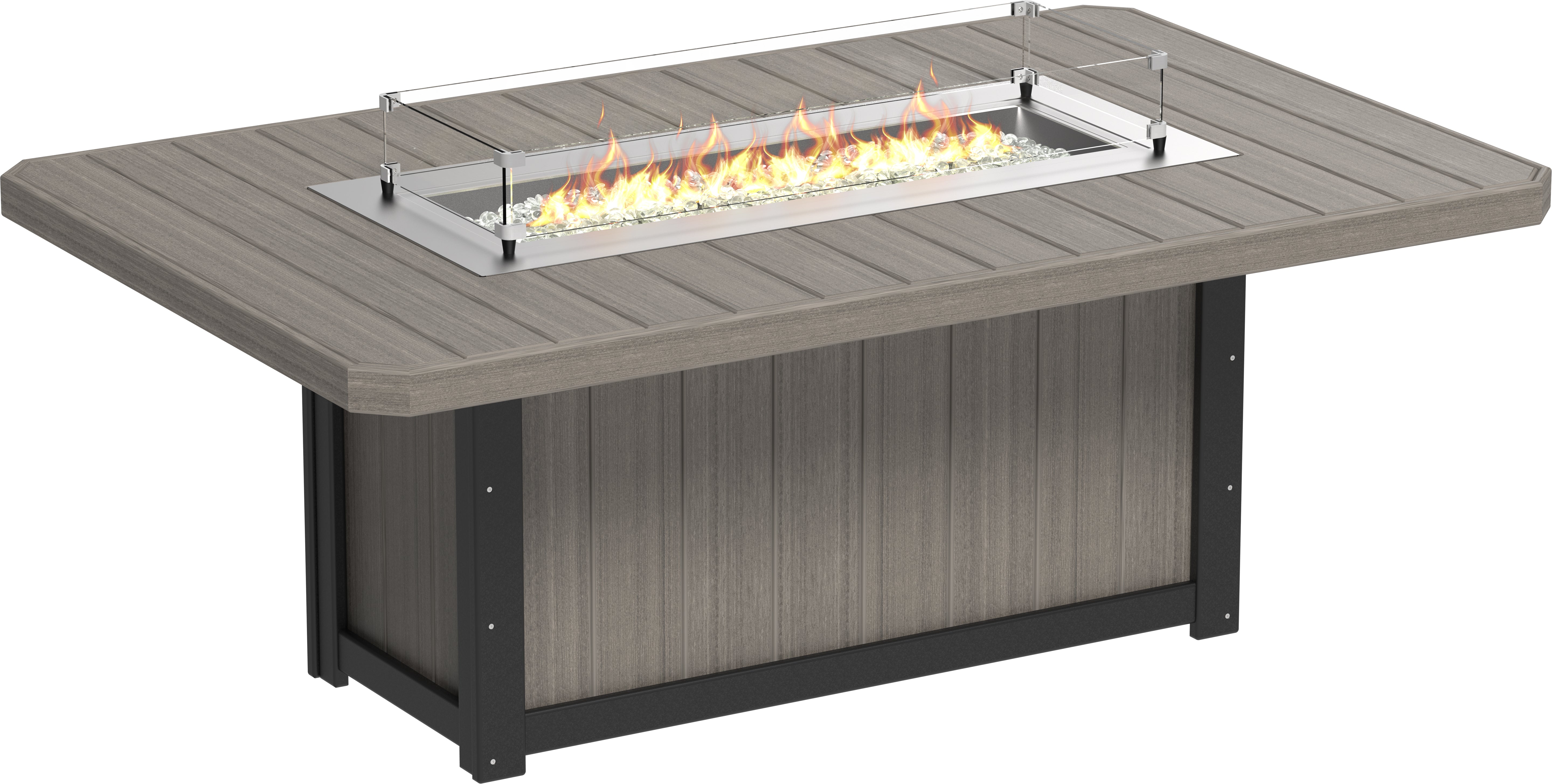 LuxCraft Lumin Fire Table 79 Rectangular