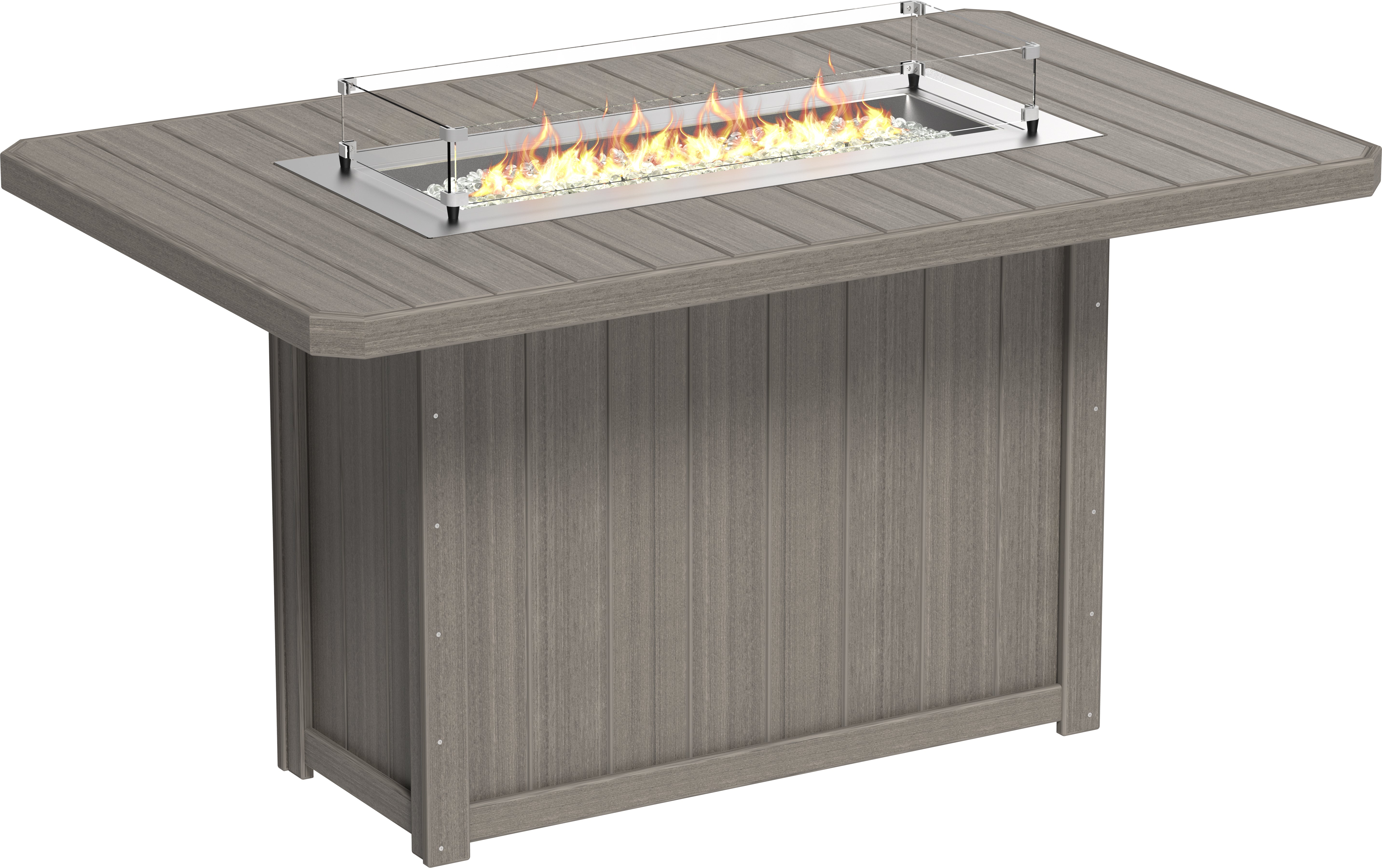 LuxCraft Lumin Fire Table 79 Rectangular