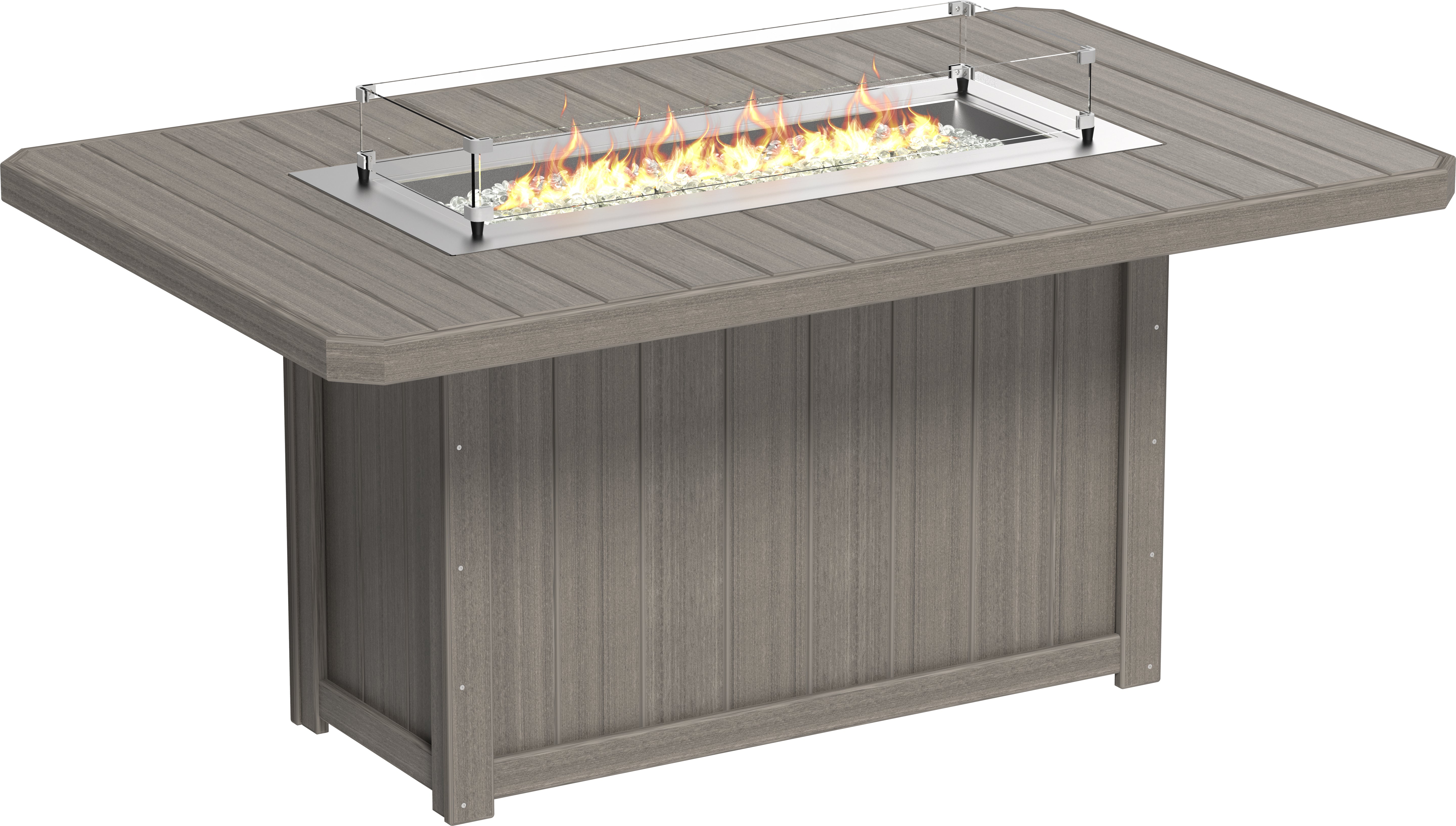LuxCraft Lumin Fire Table 79 Rectangular
