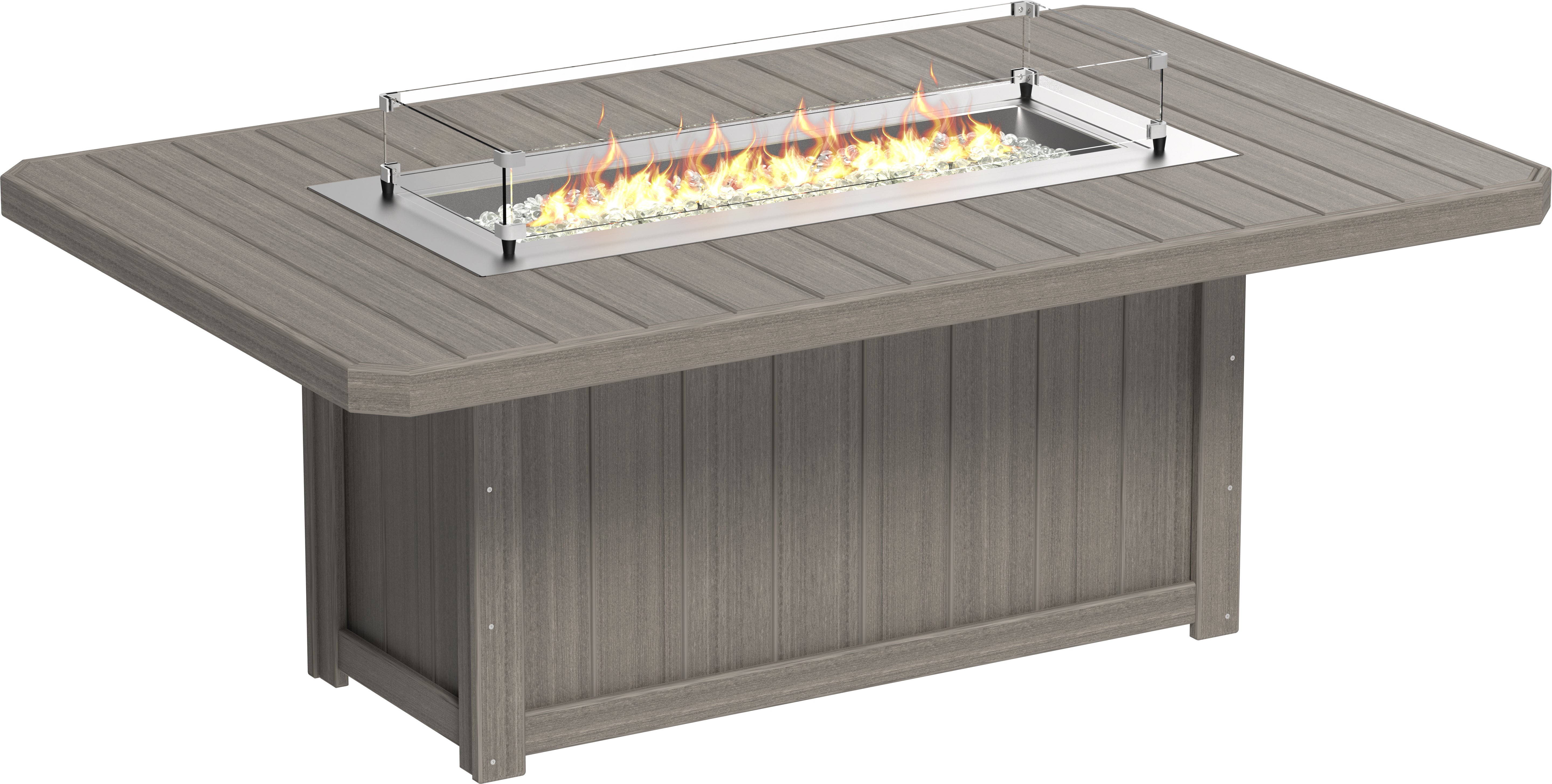 LuxCraft Lumin Fire Table 79 Rectangular