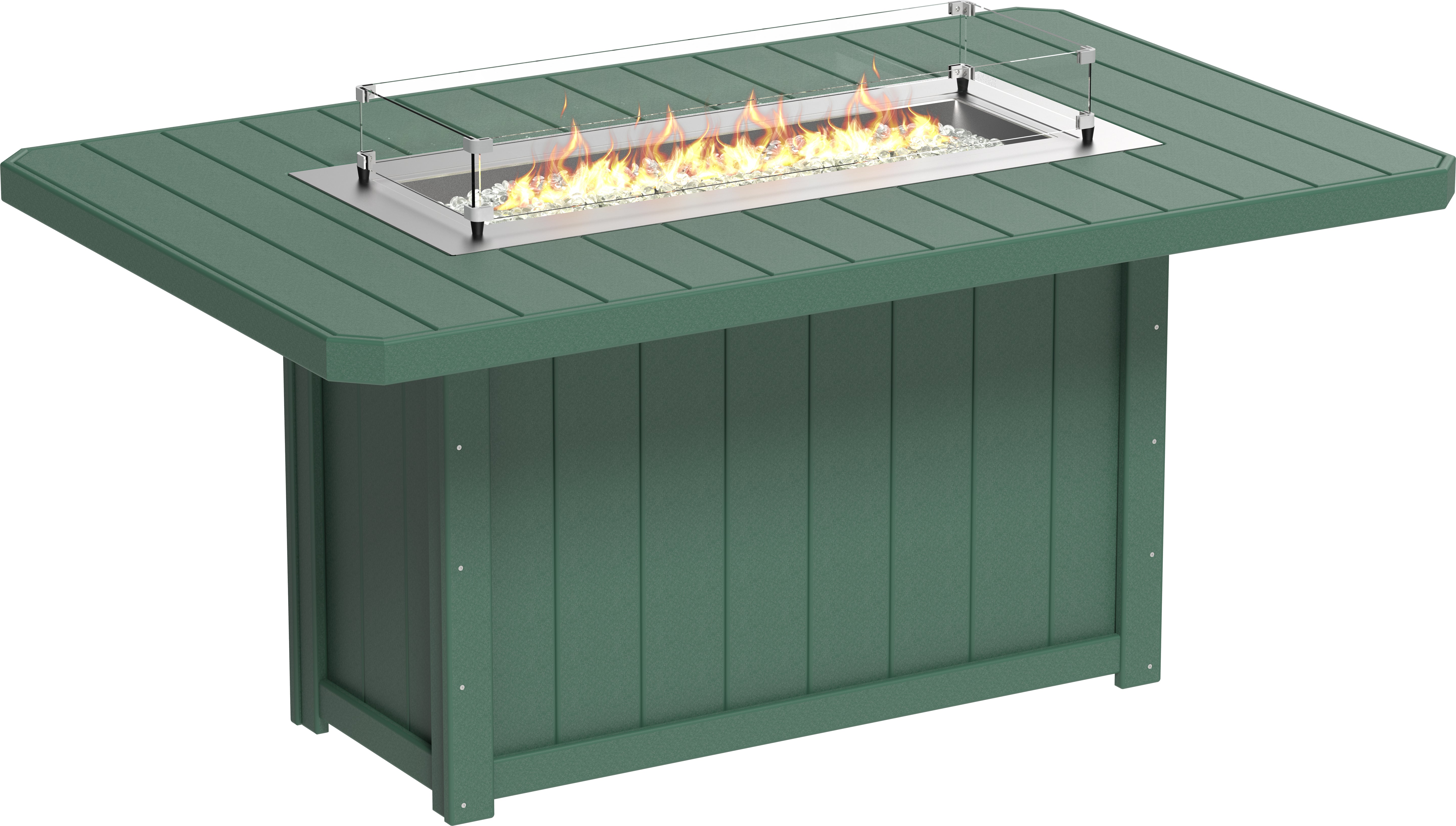 LuxCraft Lumin Fire Table 79 Rectangular