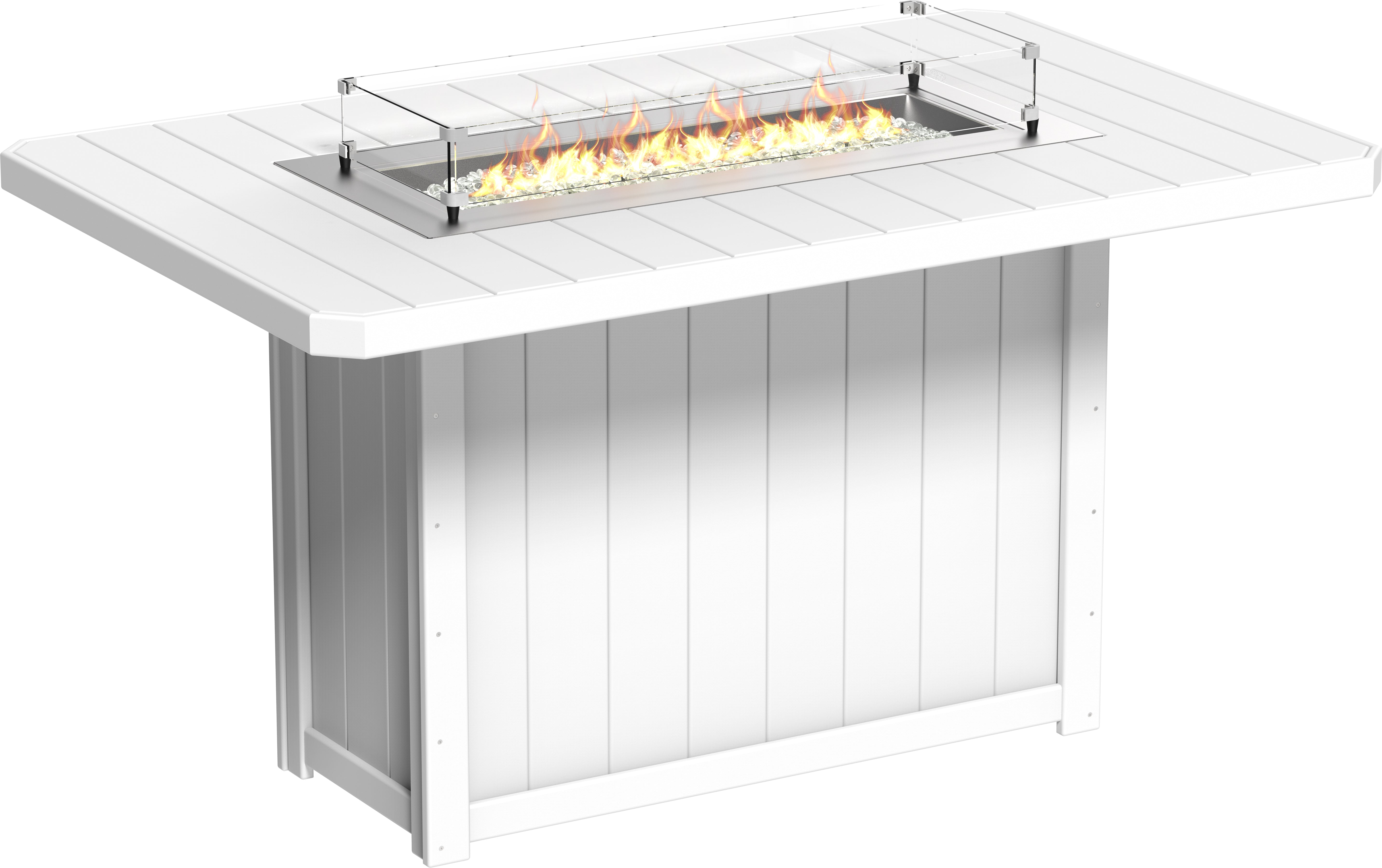 LuxCraft Lumin Fire Table 79 Rectangular
