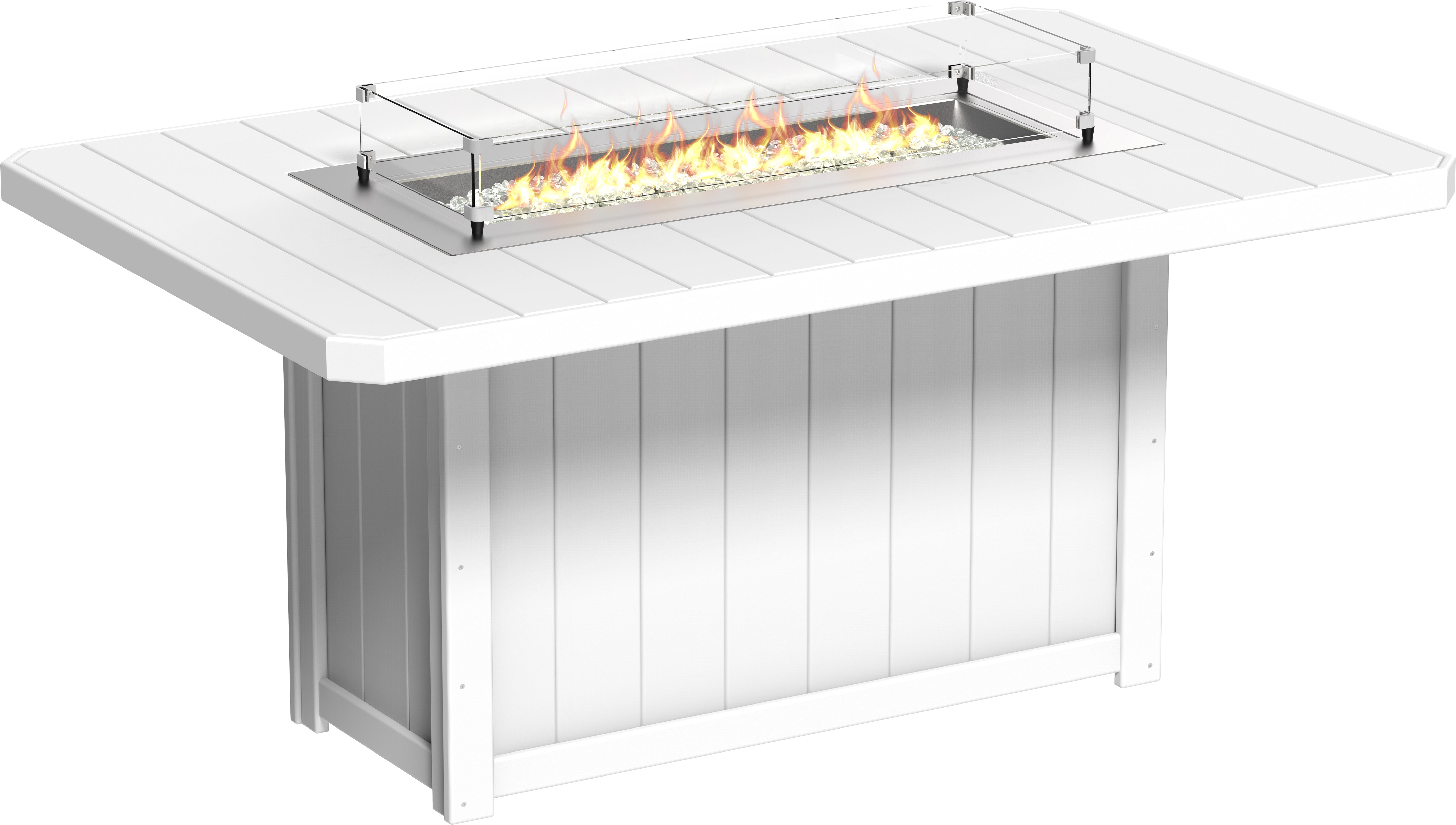 LuxCraft Lumin Fire Table 79 Rectangular