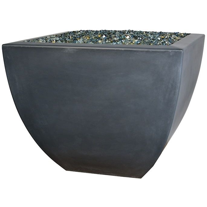 Fire by Design APLSQFV30 Legacy Square 30x24-Inch Fire Vase
