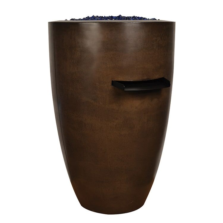 Fire by Design APLRFWB2436 Legacy Round 24-Inch Fire and Water Vase