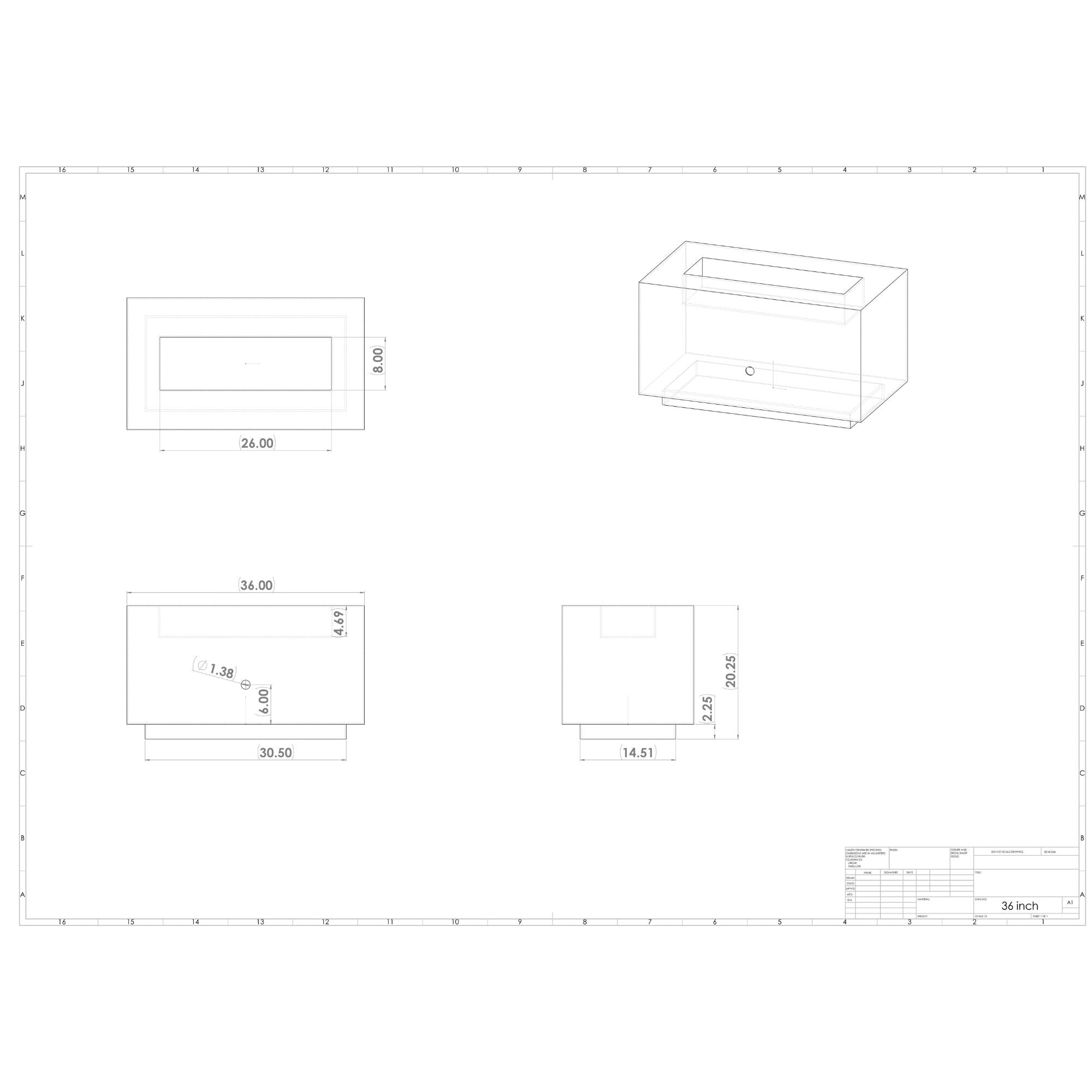 Fire Pit Art Linear 36-Inch Gas Fire Pit