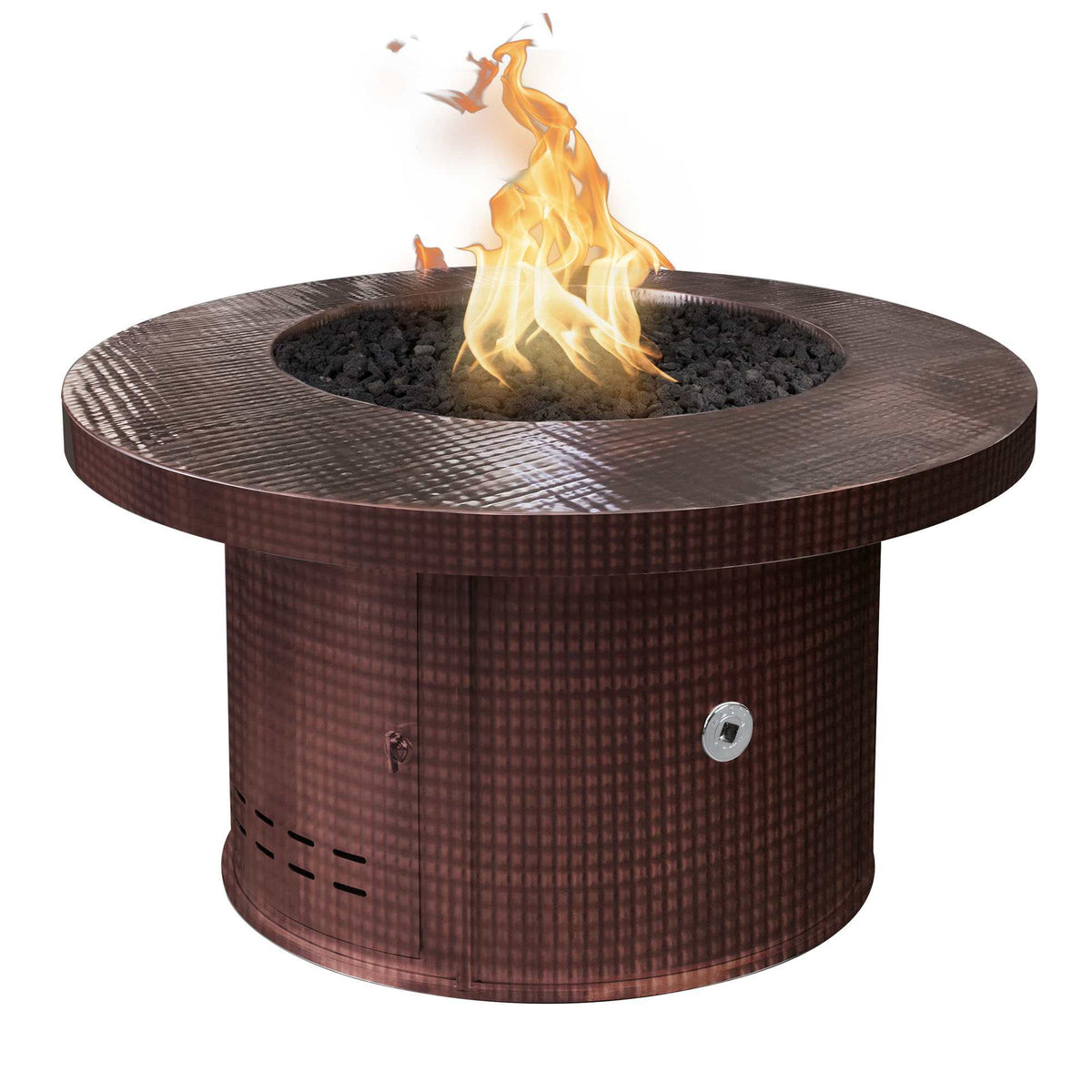 The Outdoor Plus Mabel Fire Table - Hammered Copper