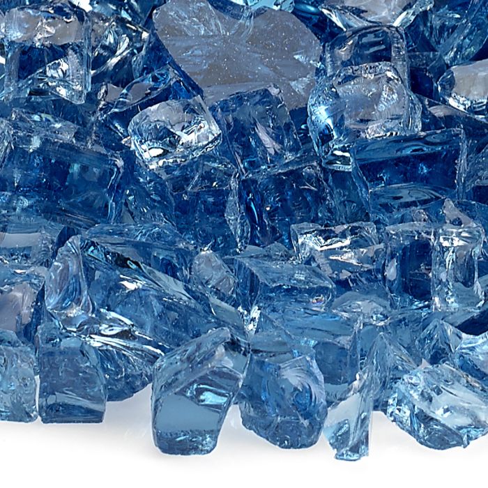 Fire by Design PBFG 1/2-Inch, Classic Collection Fire Glass, 10 lb, Pacific Blue