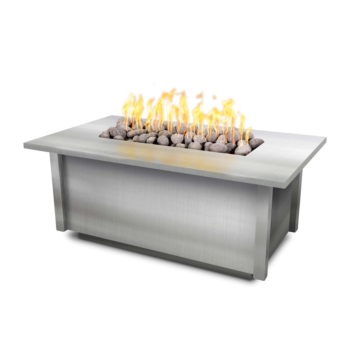 The Outdoor Plus Salinas Fire Table - Stainless Steel