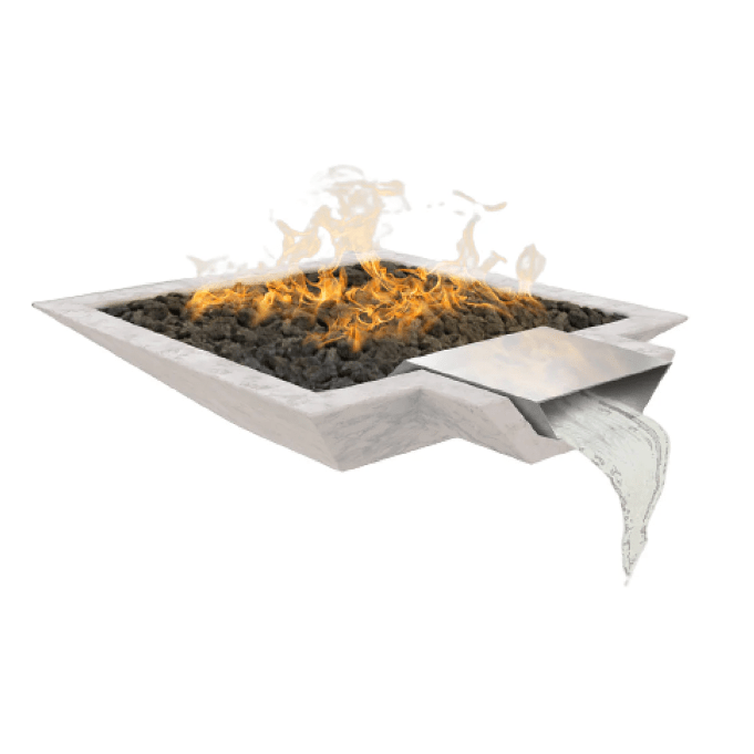 Fire by Design GFRCSOS2407 Oblique Scupper 24-Inch Fire and Water Bowl