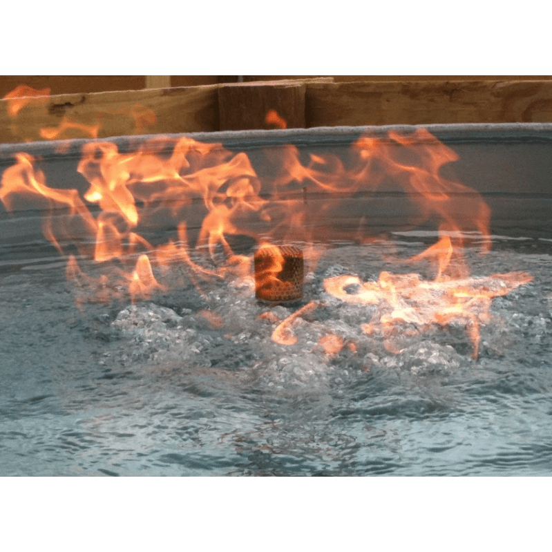 Fire by Design APGSQEWB42 Square Geo Essex 42-Inch GFRC Fire on Water Bowl