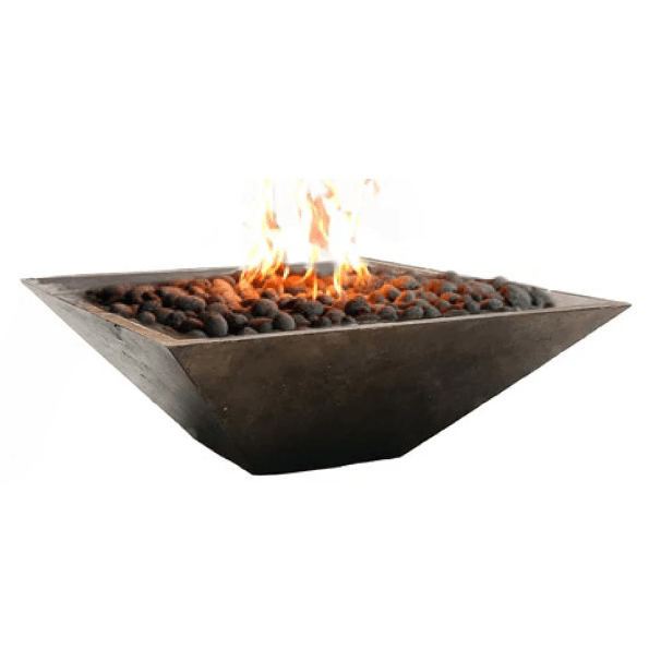 Fire by Design SSFSQFB31 Square Spartan 31-Inch GFRC Fire Bowl