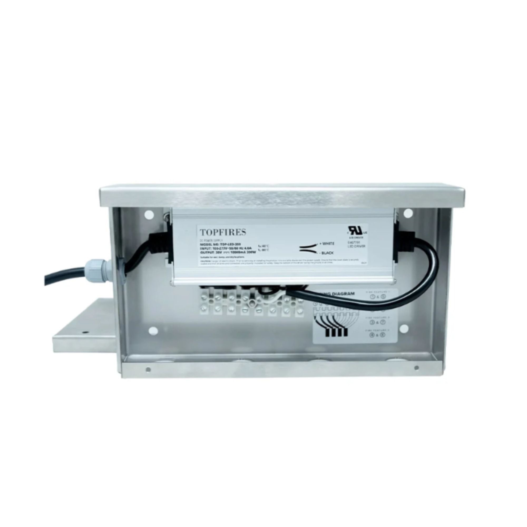 Picture of a transformer with wiring