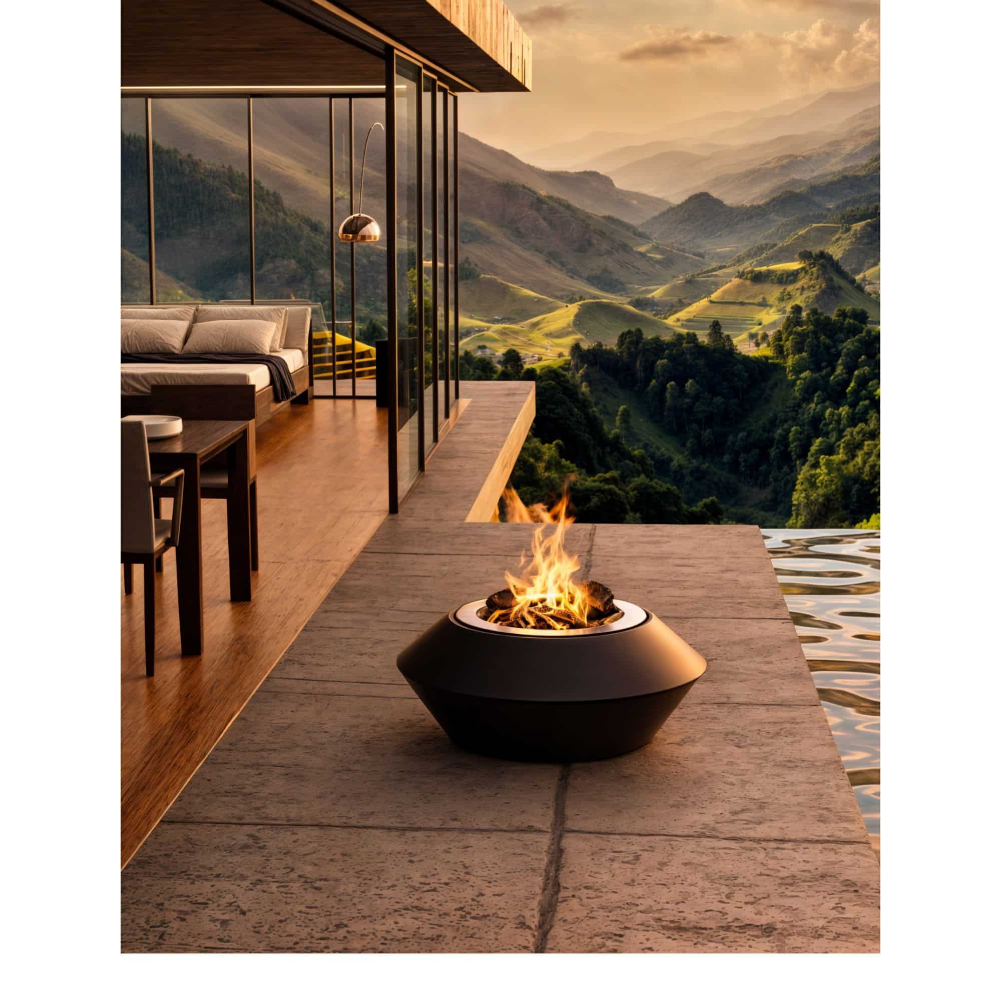GlammFire Operetta - Firewood/Charcoal Fire Pit