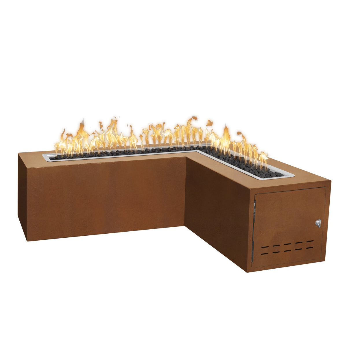 The Outdoor Plus Whitney Fire Pit - Corten Steel