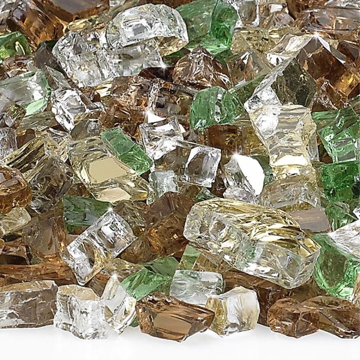 Fire by Design PMYR 1/2-Inch Premium Pre-Mixed Collection Fire Glass, 10 lb, Yosemite Reflective