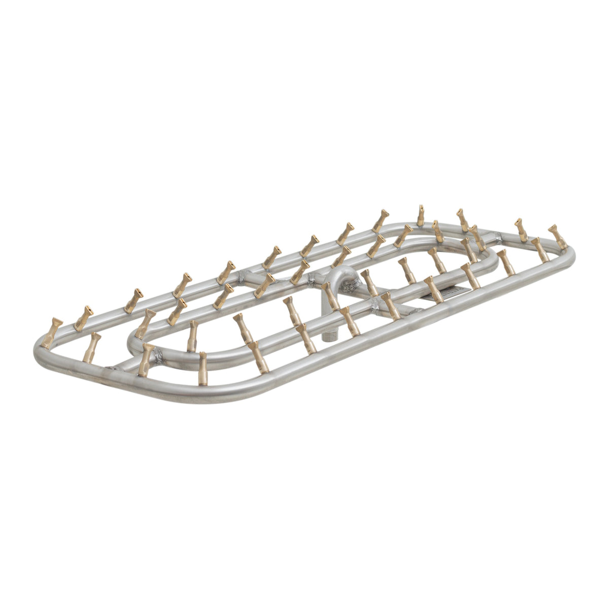 Stainless steel double rectangle bullet burner