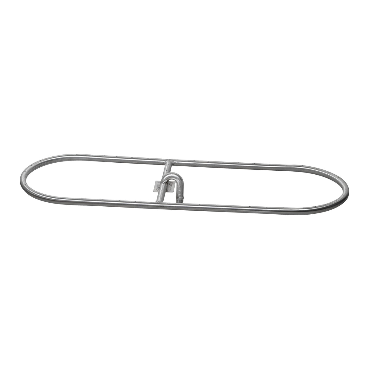 Racetrack stainless steel burner