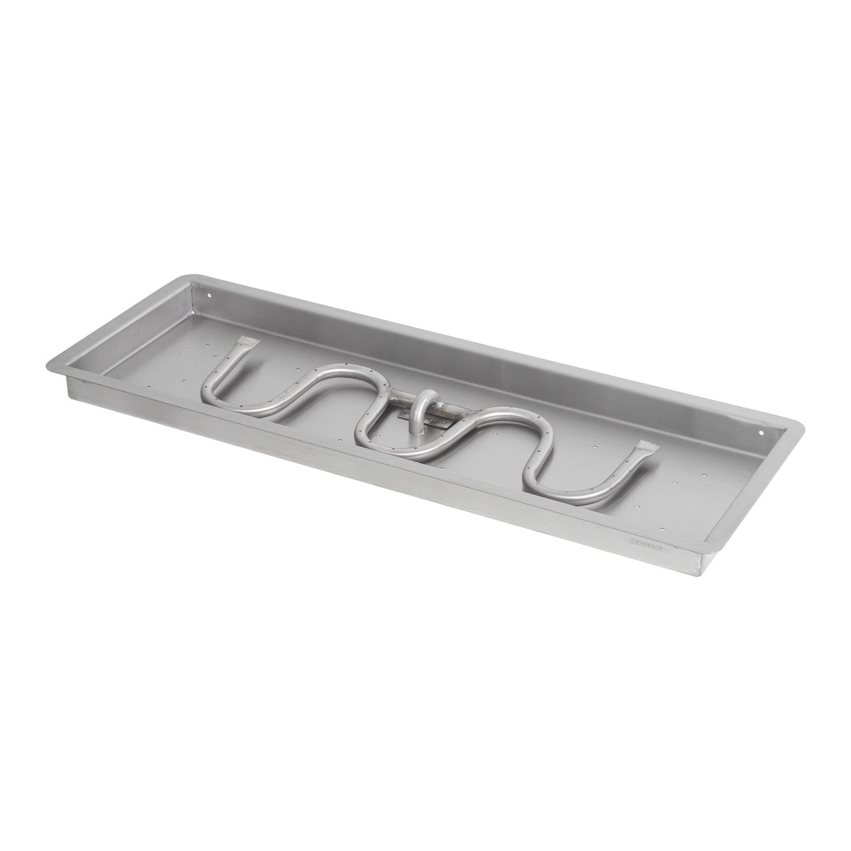 Rectangle drop-in pan with switchback burner, Match Lit