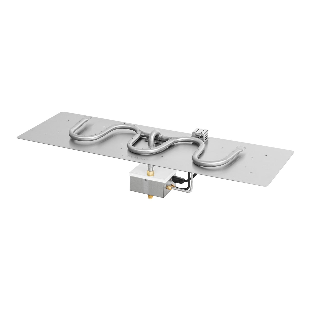 Rectangle flat pan with switchback burner, 30DC Electronic Ignition