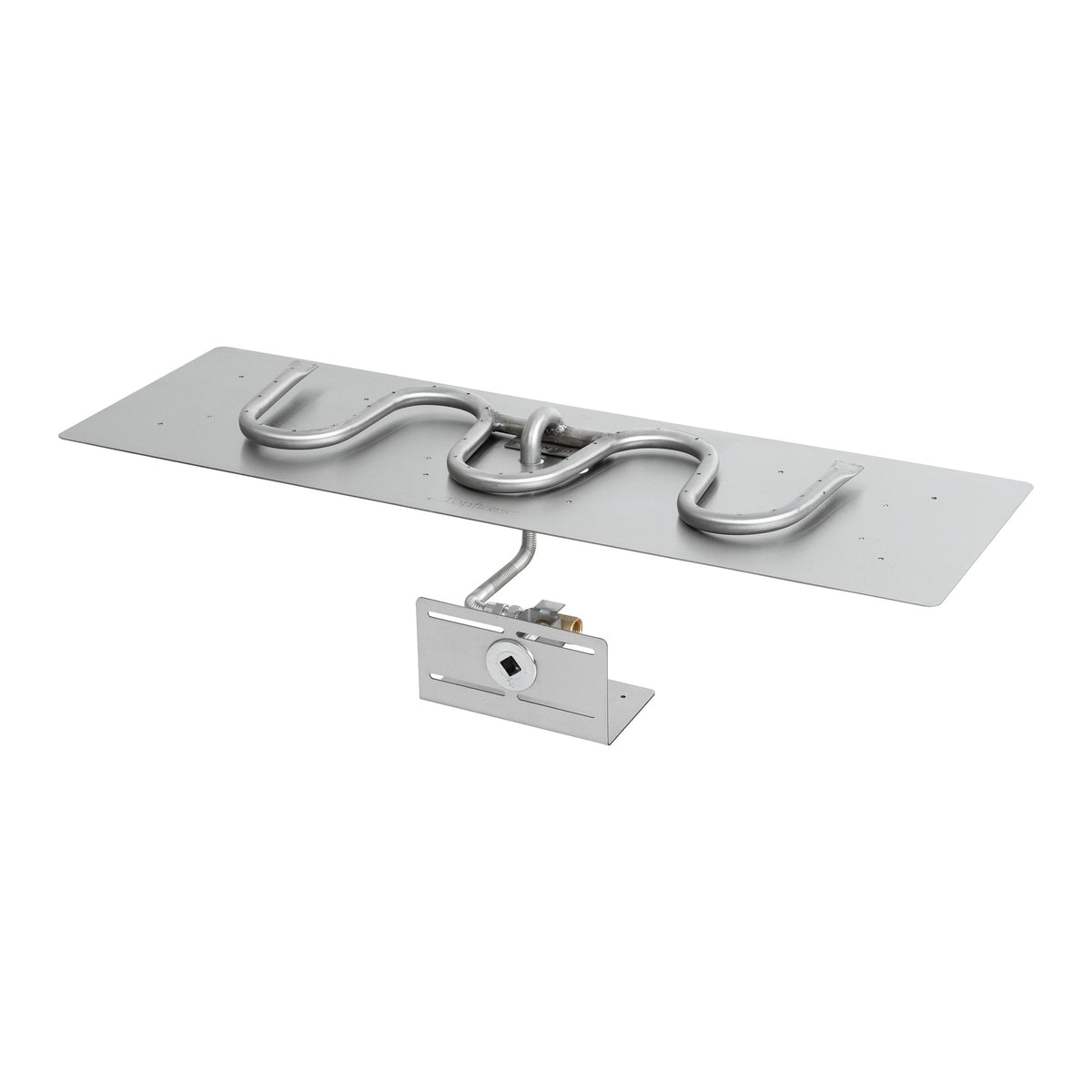 Rectangle flat pan with switchback burner, Match Lit