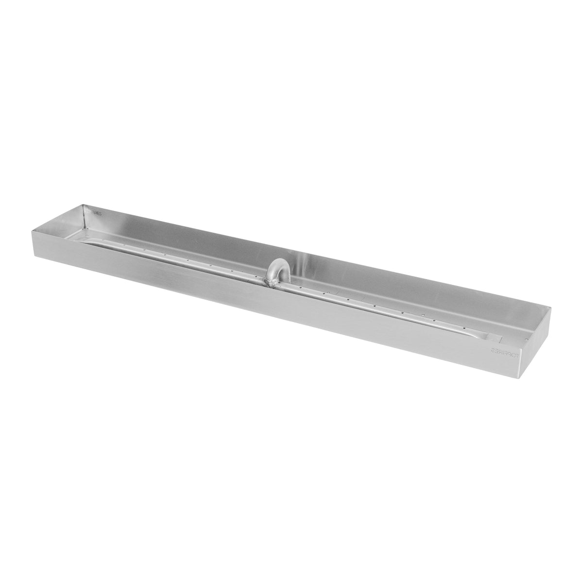 Rectangle lipless pan with linear burner, Match Lit