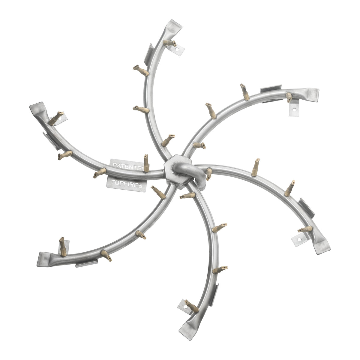 Triple 'S' bullet burner, top view