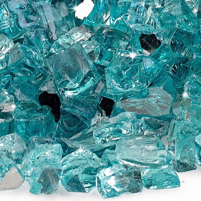 Fire by Design ARFG 1/2-Inch Reflective Collection Fire Glass, 10 lb, Azuria Reflective