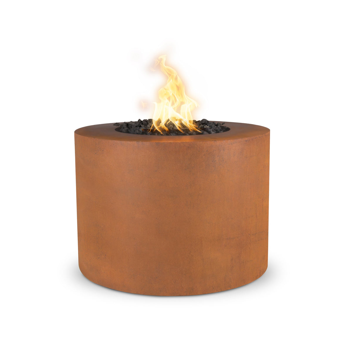 The Outdoor Plus Beverly Fire Table - Corten Steel