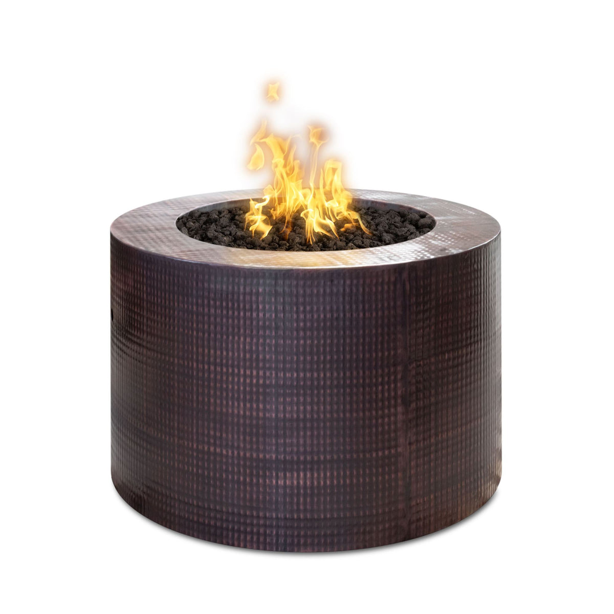 The Outdoor Plus Beverly Fire Table - Hammered Copper