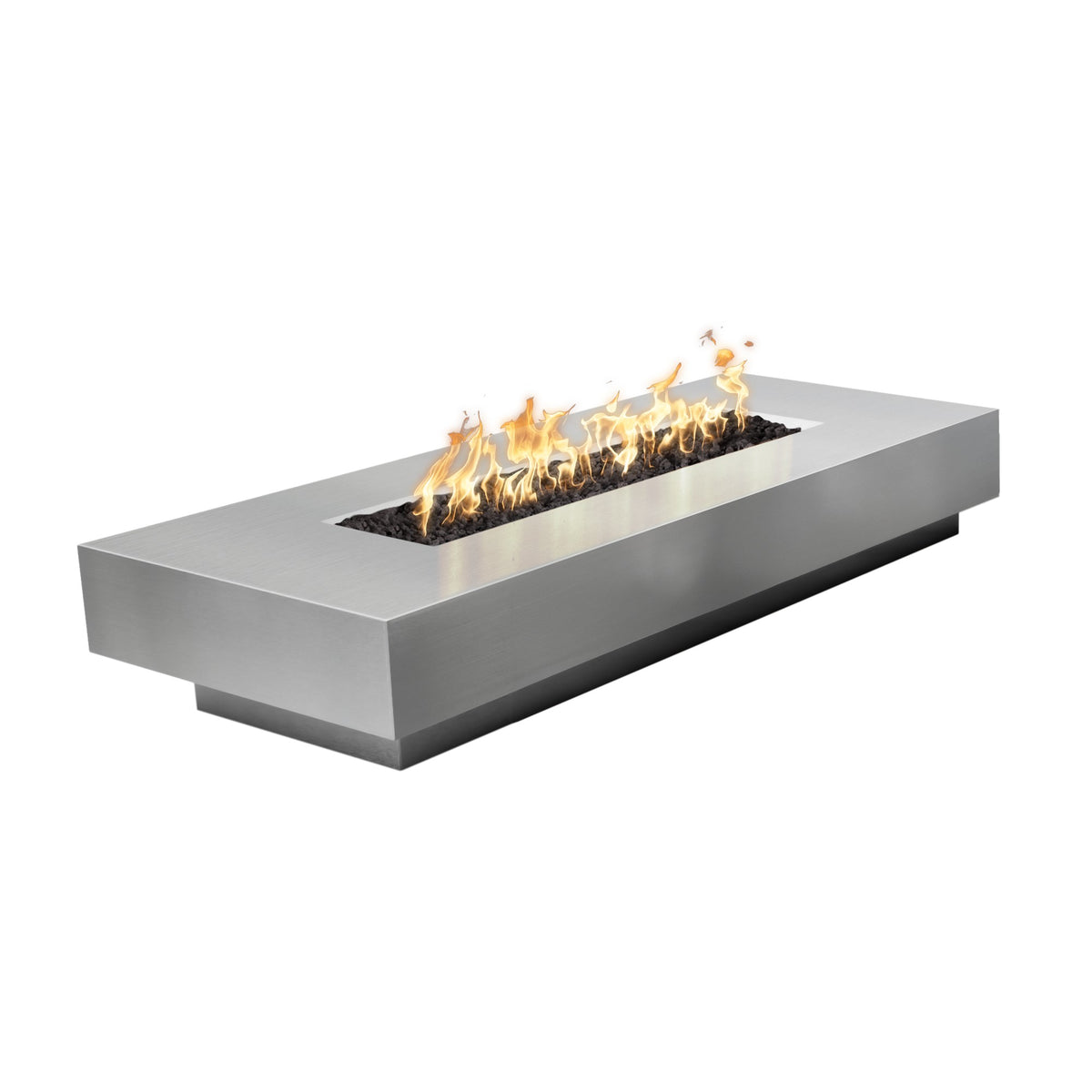 The Outdoor Plus Cabo Linear Fire Pit - Stainless Steel