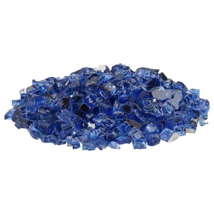 Fire by Design COLRFG 1/2-Inch Reflective Collection Fire Glass, 10 lb, Cobalt Reflective