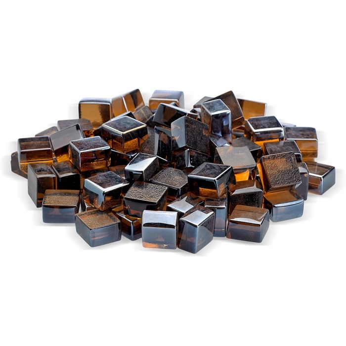 Fire by Design 2COLUSTER 1/2-Inch, 2.0 Collection Fire Glass, 10 lb, Copper Luster