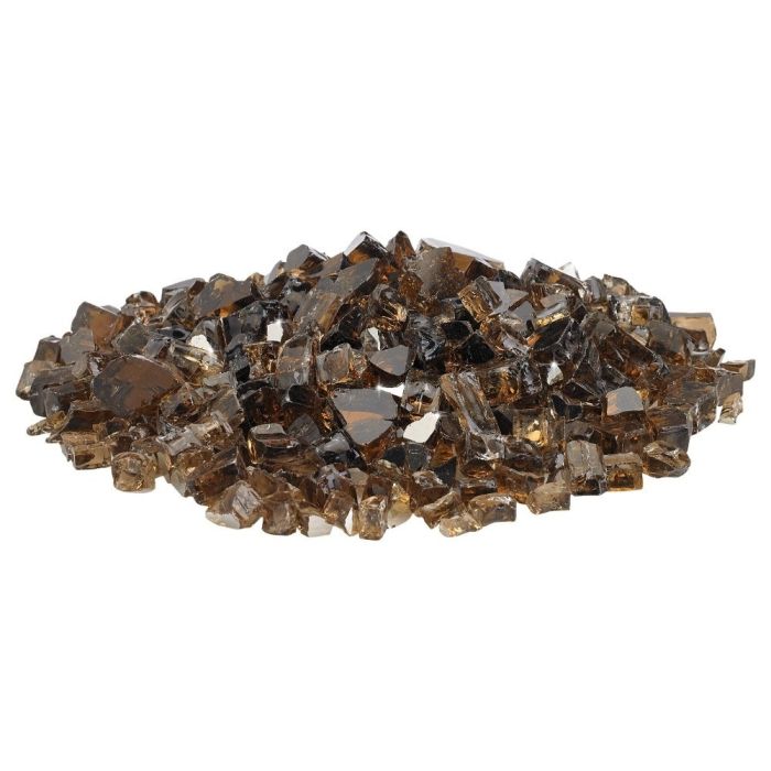 Fire by Design COPRFG 1/2-Inch Reflective Collection Fire Glass, 10 lb, Copper Reflective