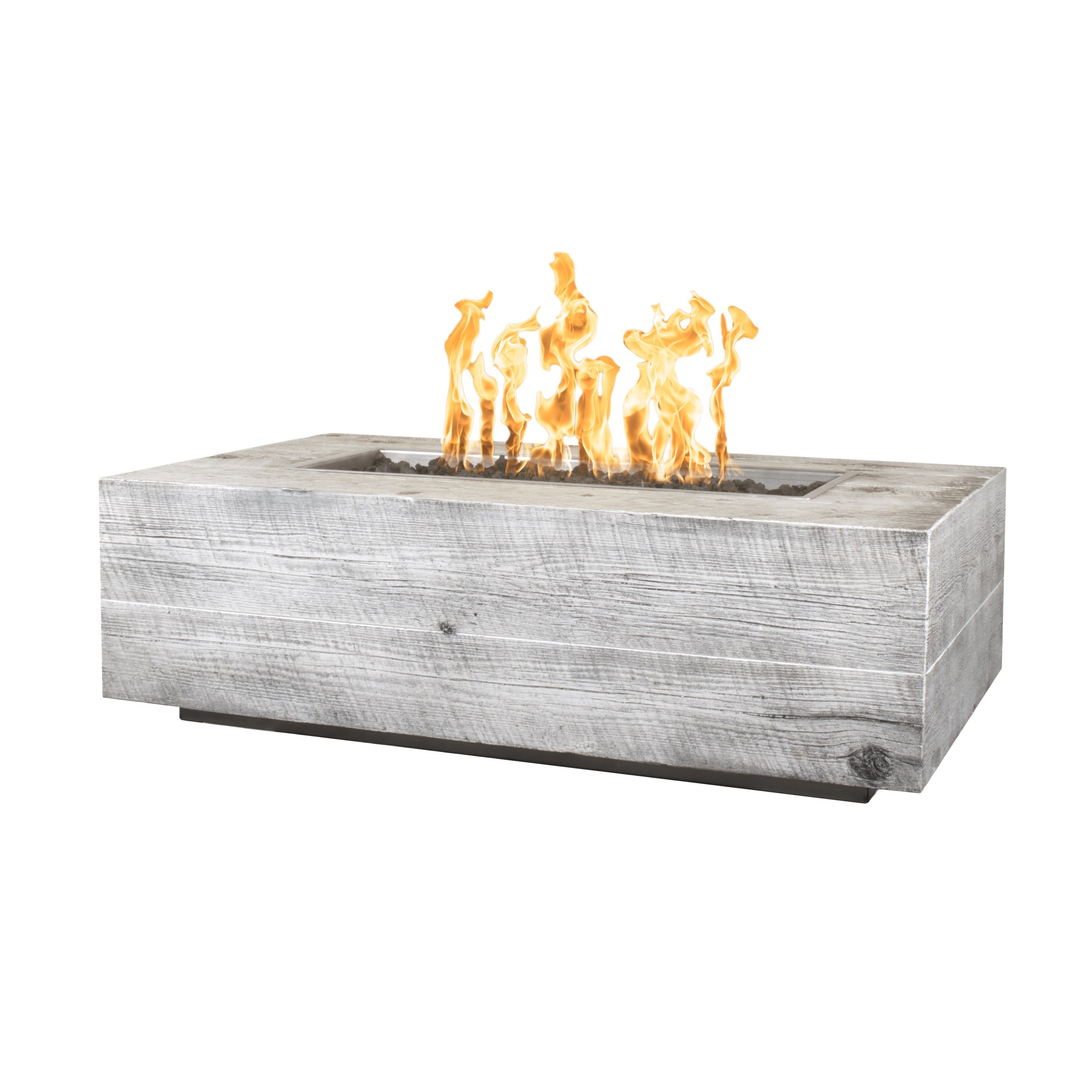 Top Fires by The Outdoor Plus Coronado 84x28-Inches Wood Grain Fire Pit