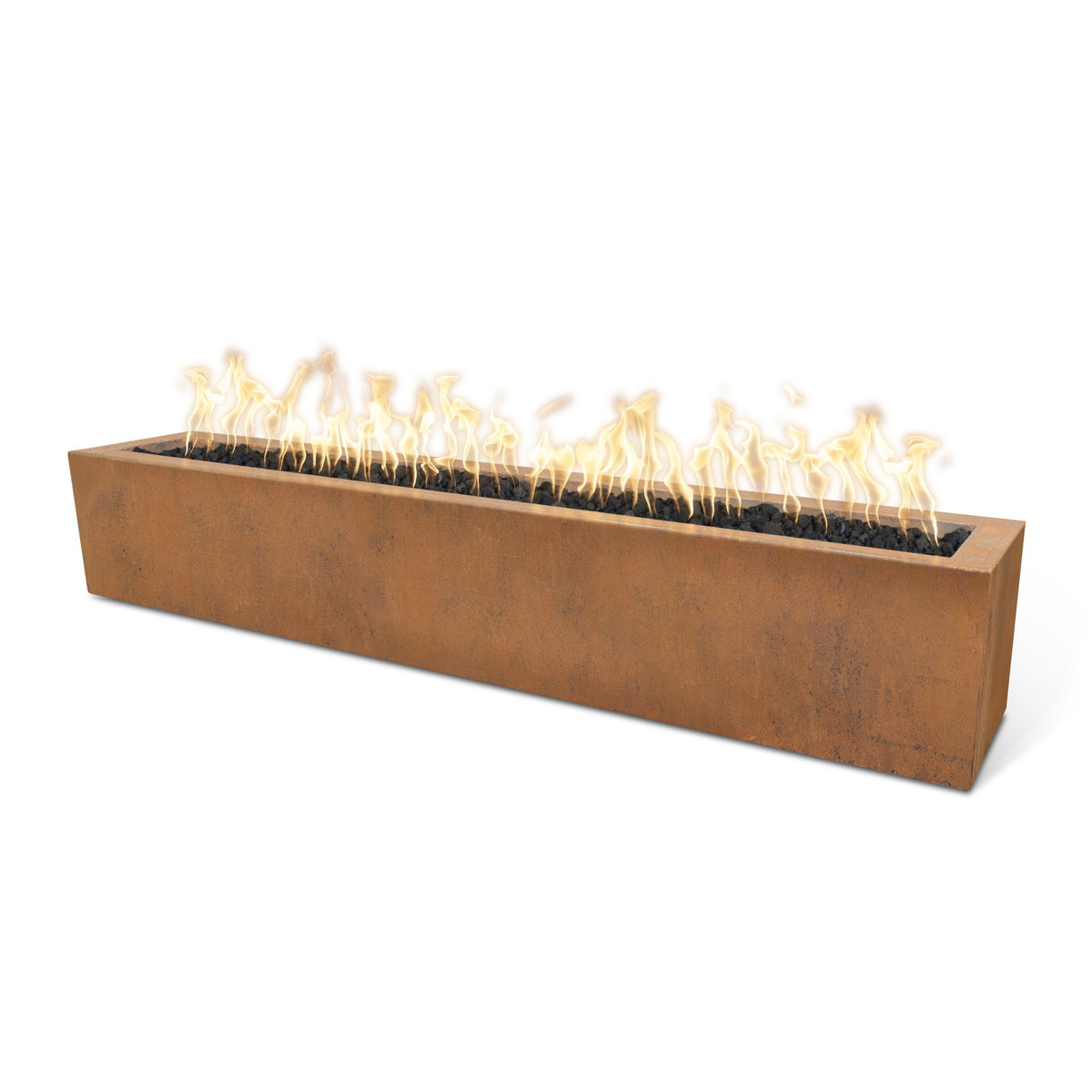 The Outdoor Plus Eaves Fire Pit - Corten Steel