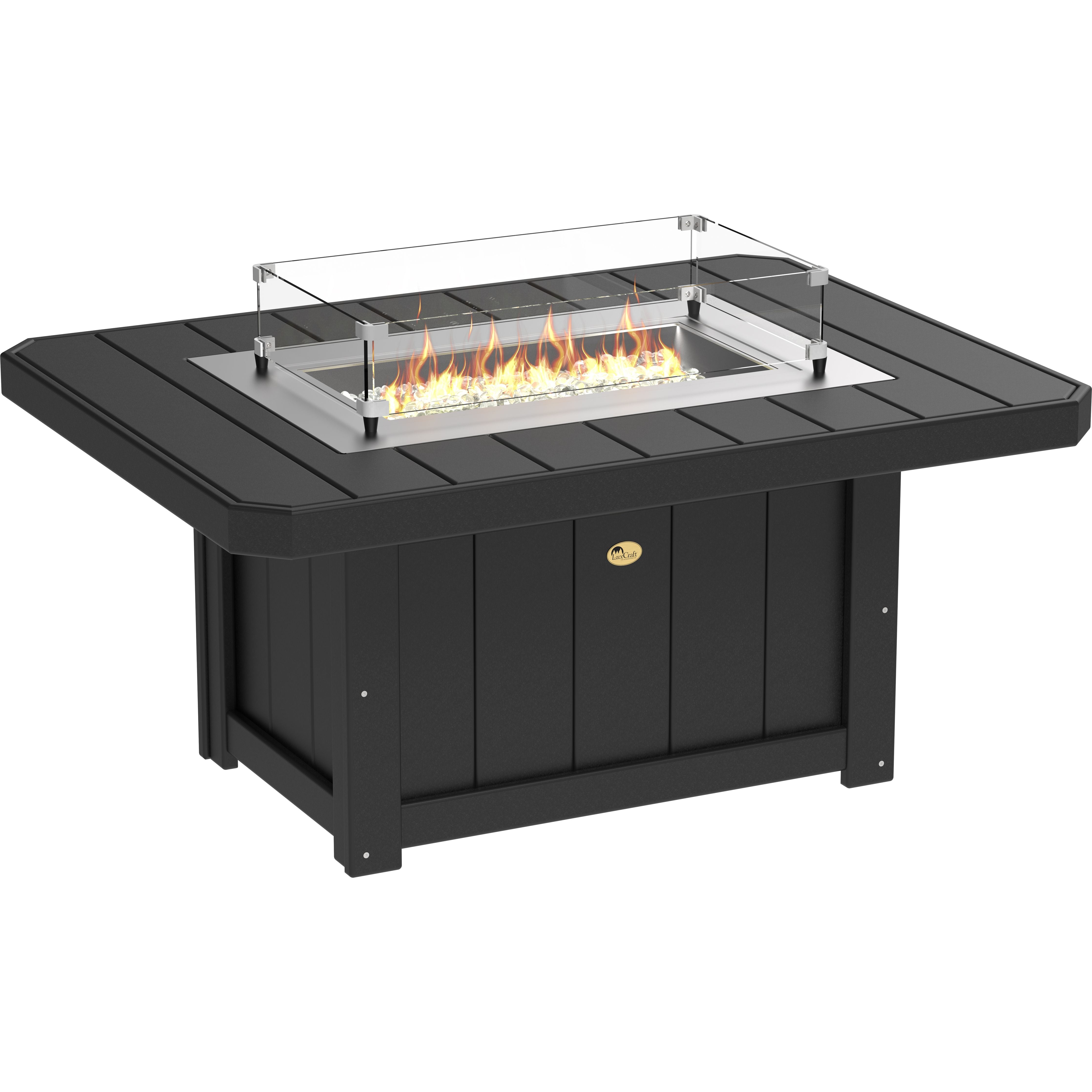 LuxCraft Lumin Fire Pit 51 Rectangular