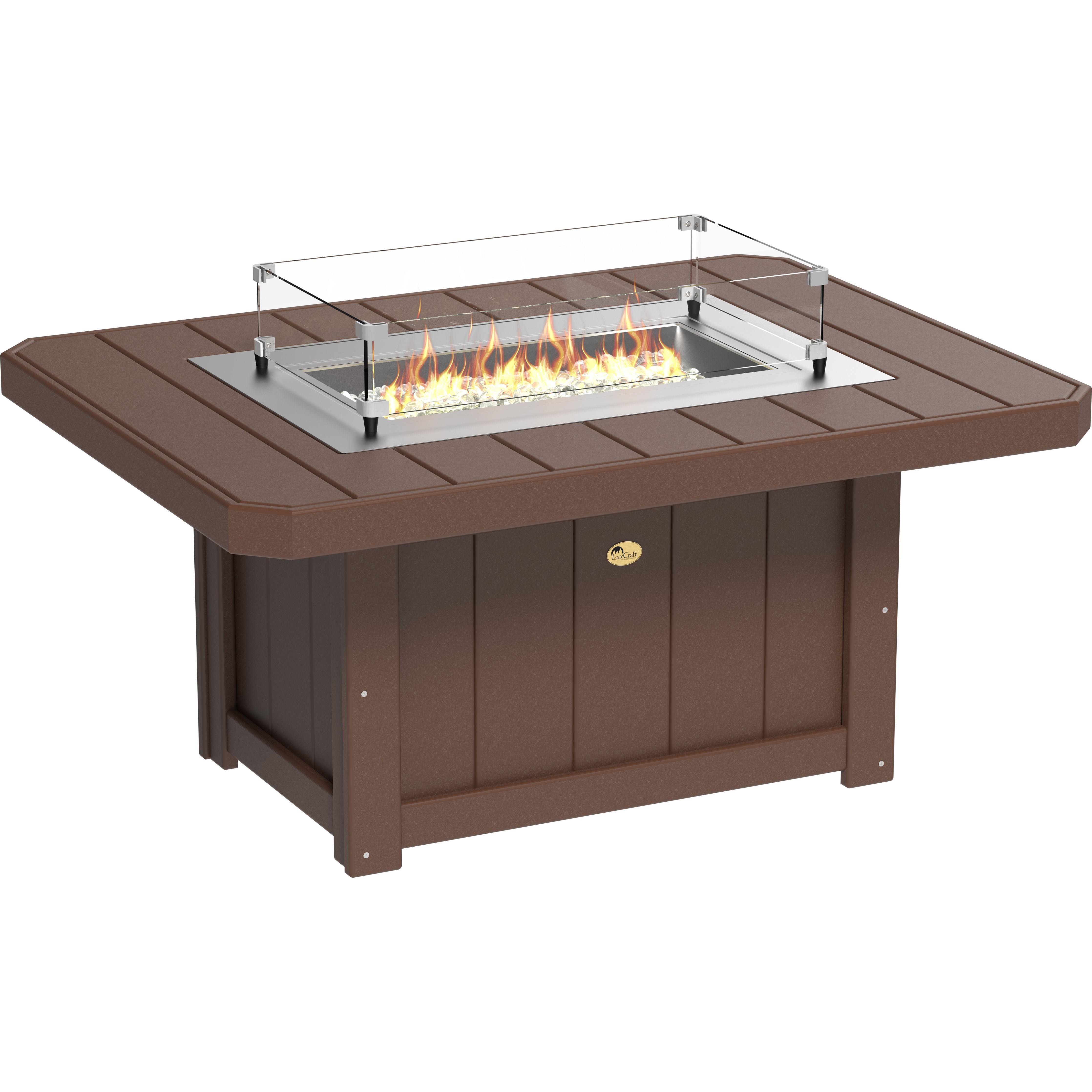 LuxCraft Lumin Fire Pit 51 Rectangular