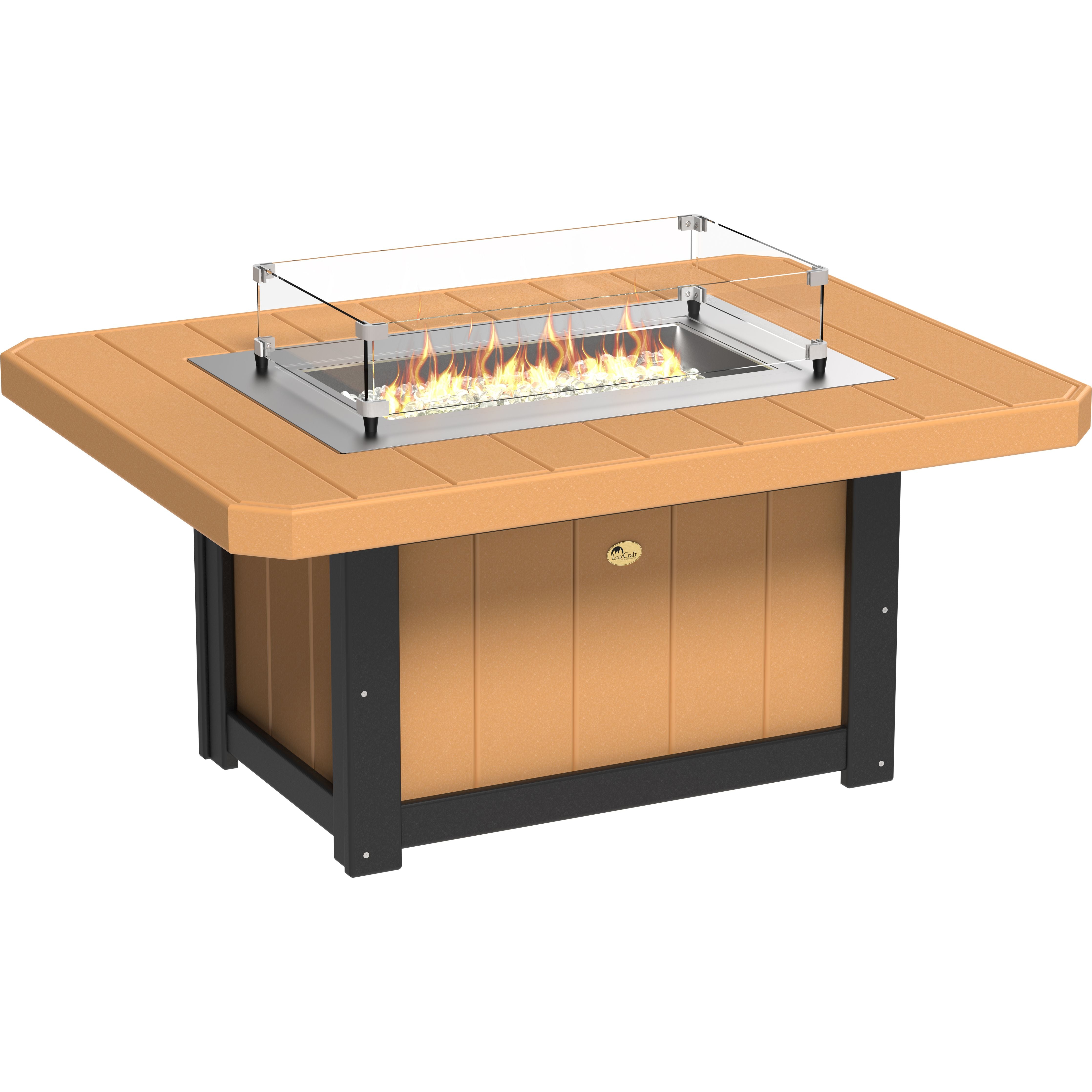 LuxCraft Lumin Fire Pit 51 Rectangular