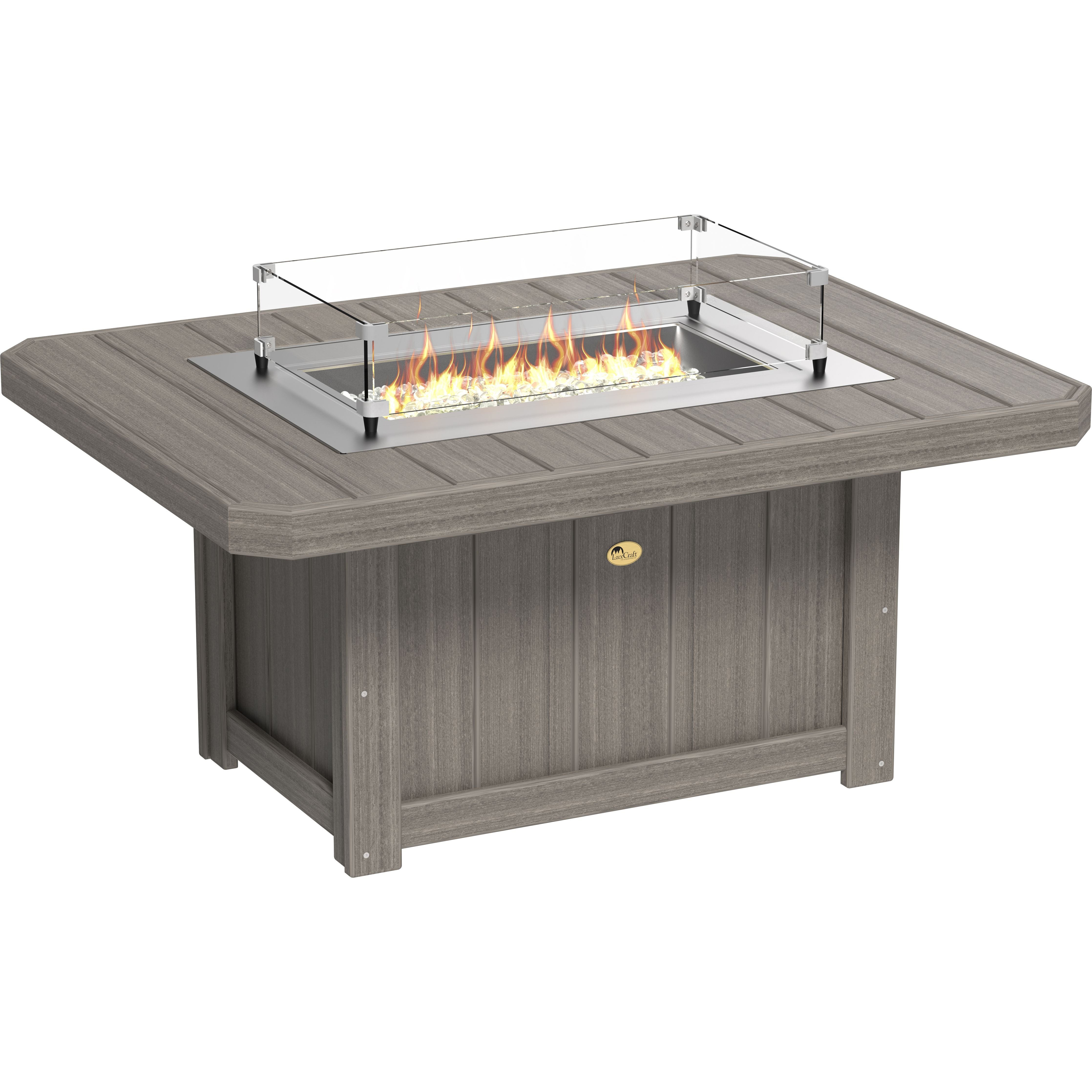 LuxCraft Lumin Fire Pit 51 Rectangular