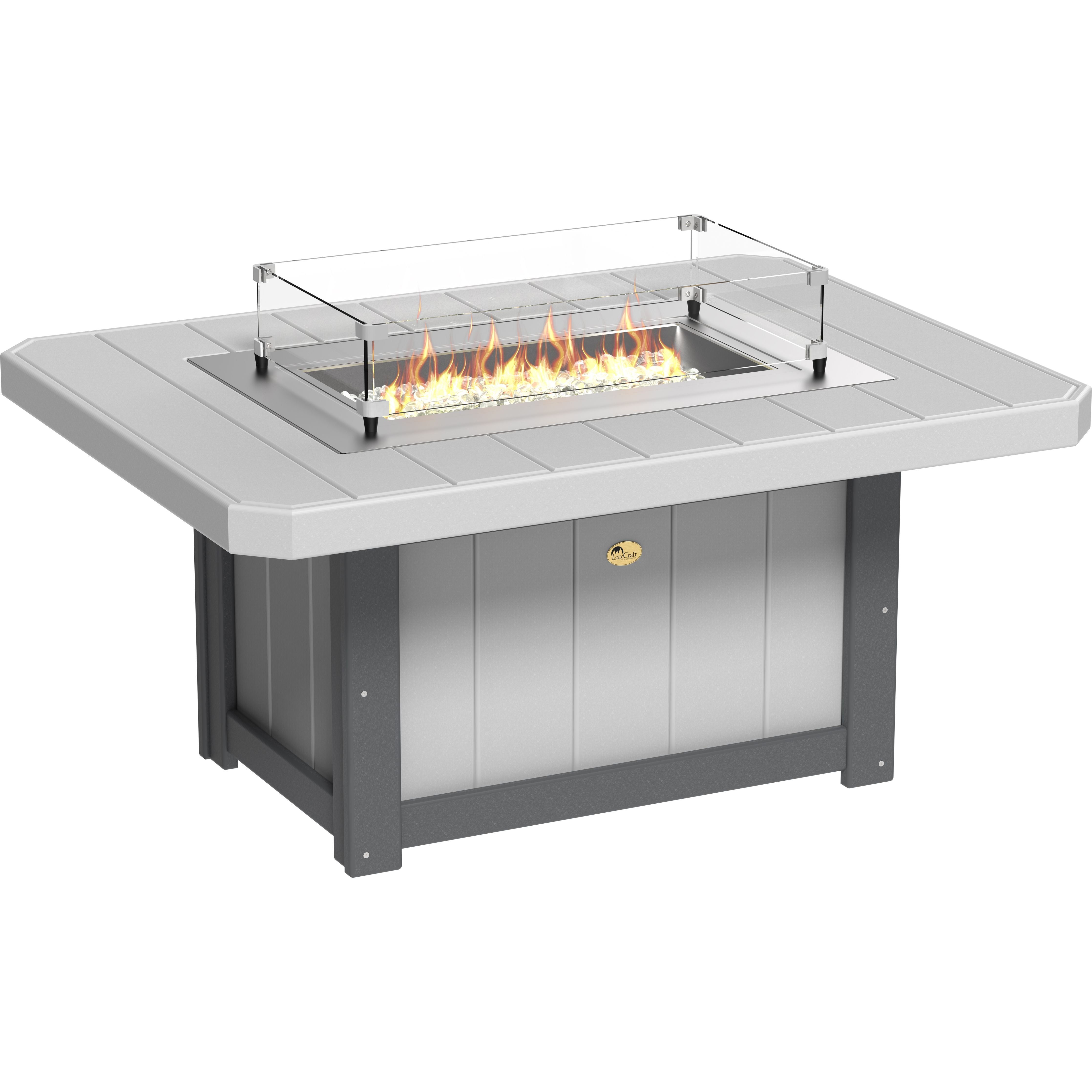 LuxCraft Lumin Fire Pit 51 Rectangular