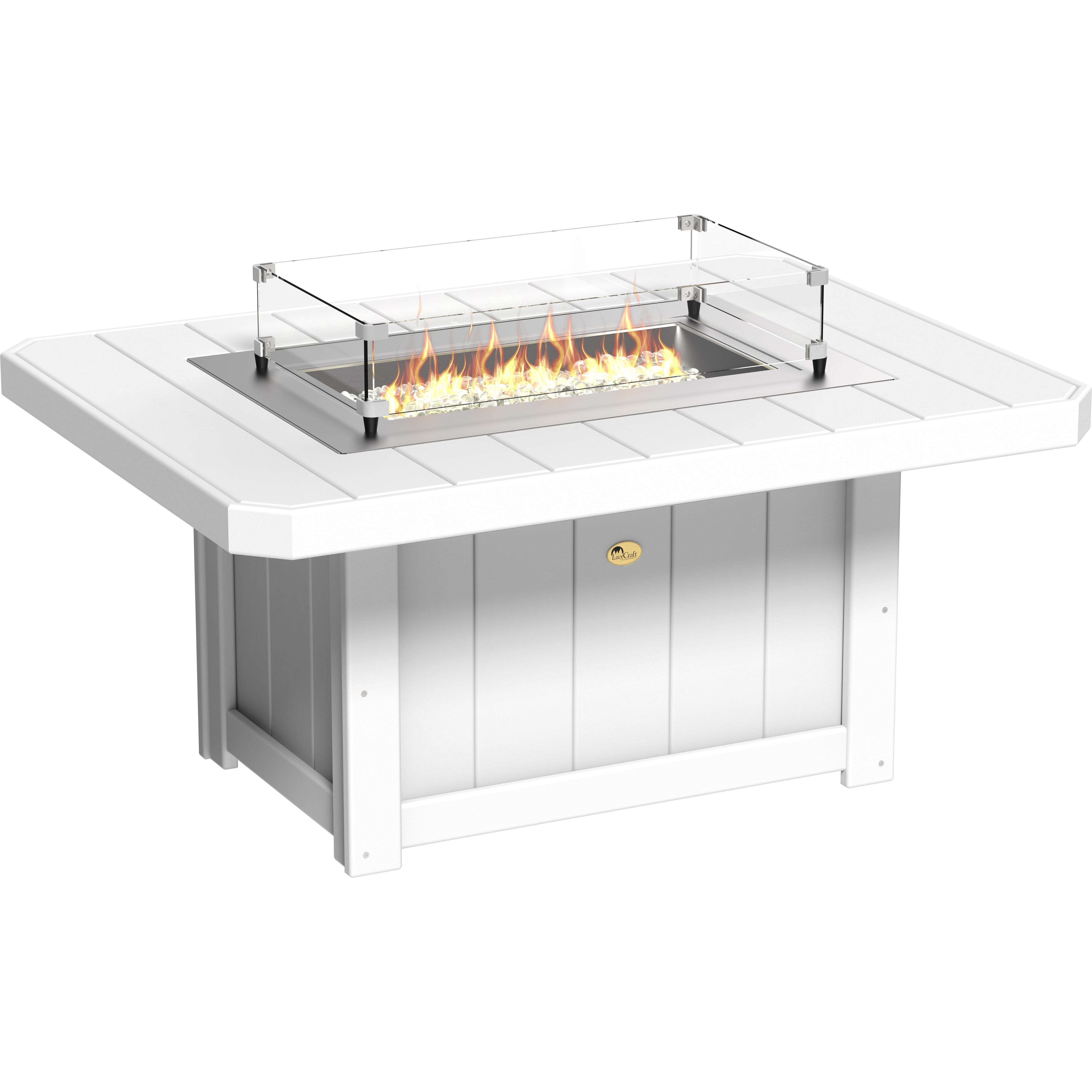LuxCraft Lumin Fire Pit 51 Rectangular
