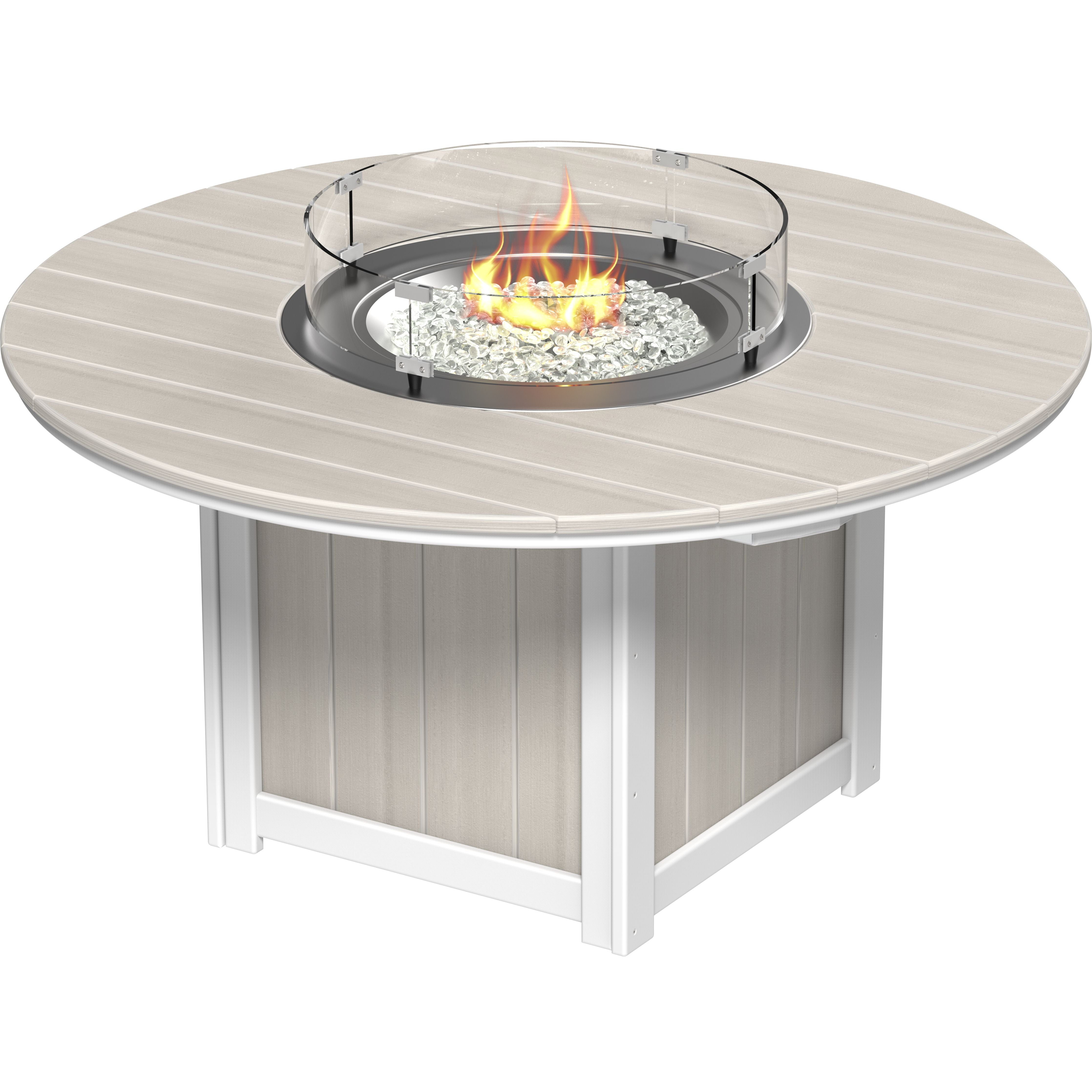 LuxCraft Lumin Fire Table 60 Round