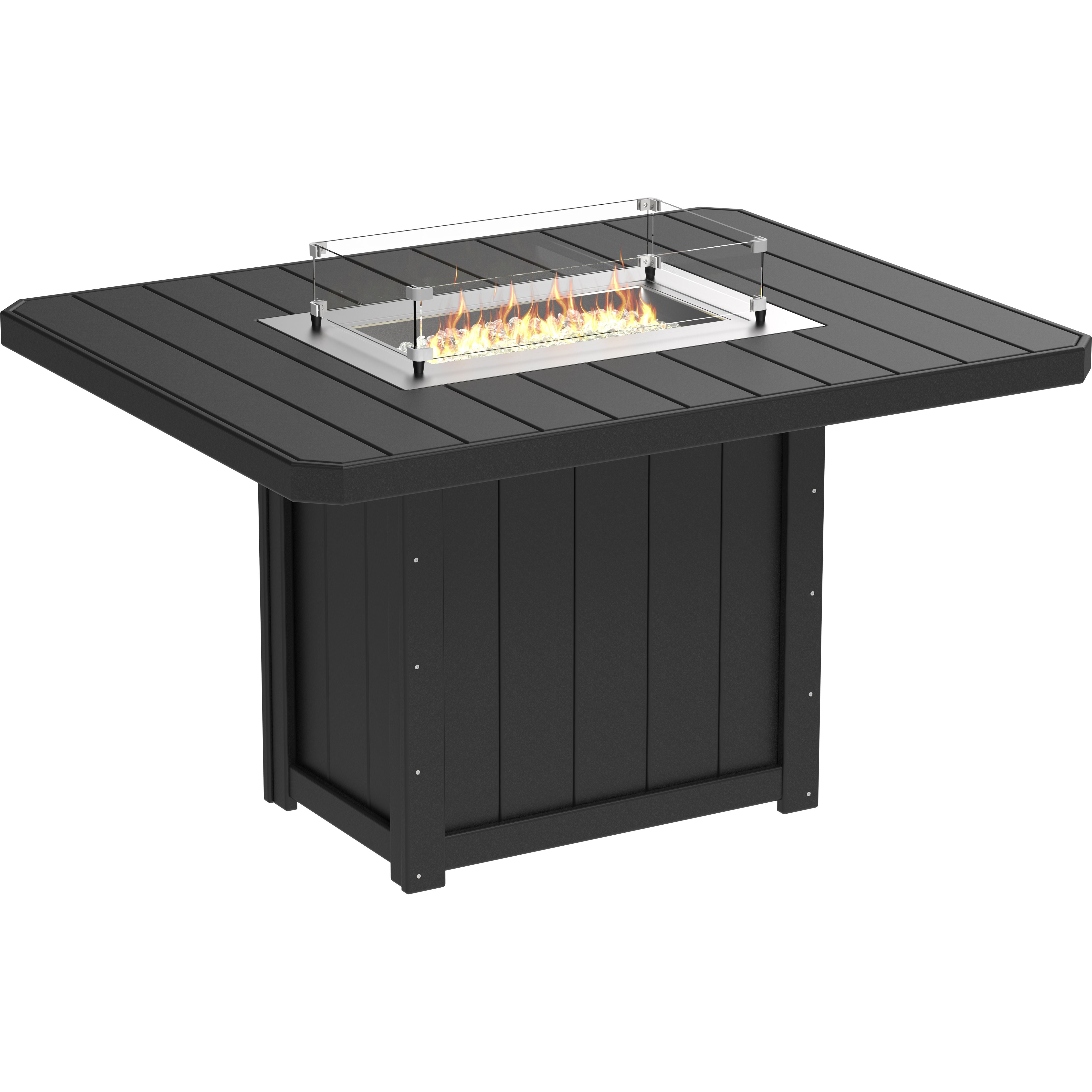 LuxCraft Lumin Fire Table 62 Rectangular