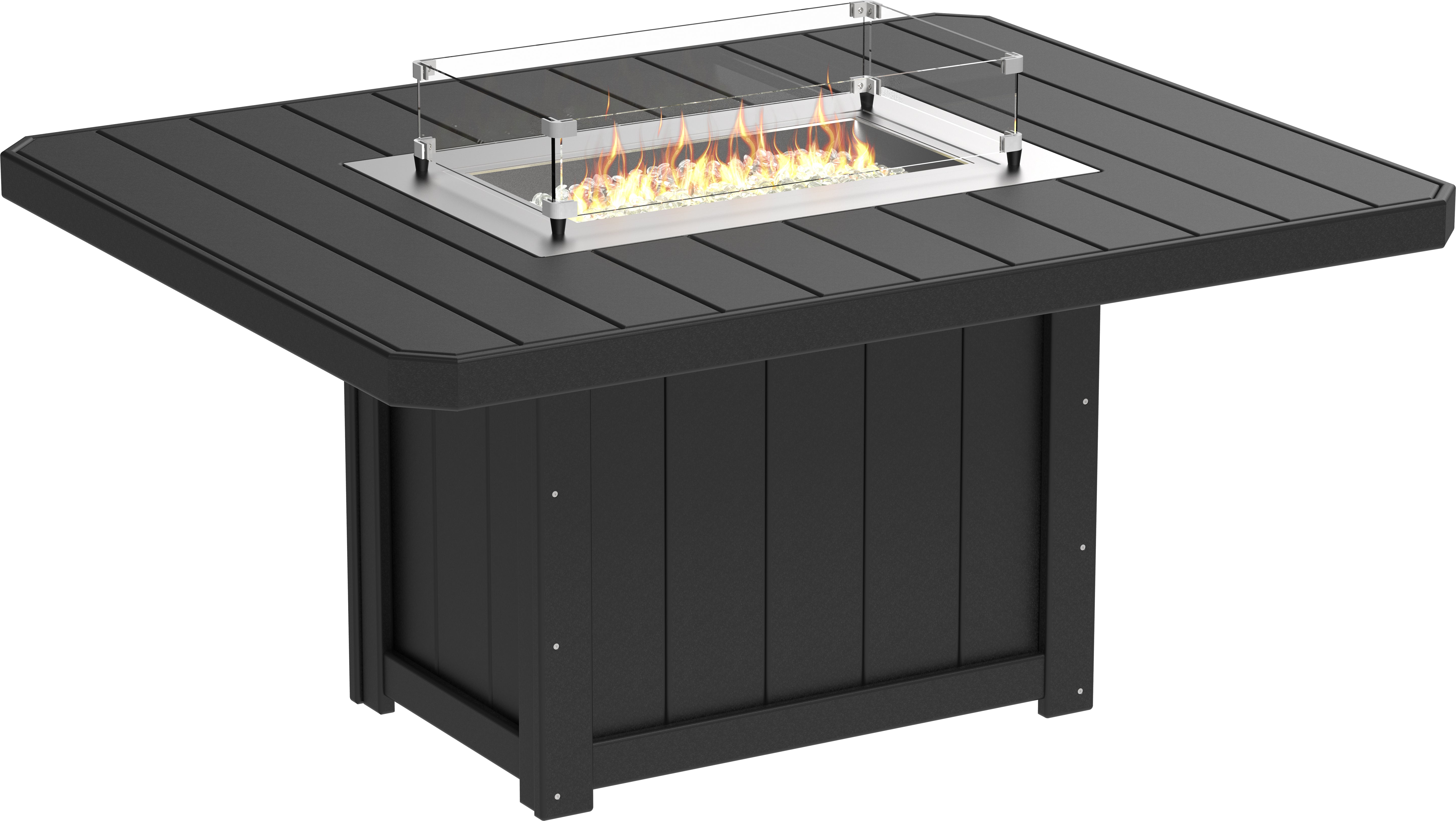 LuxCraft Lumin Fire Table 62 Rectangular