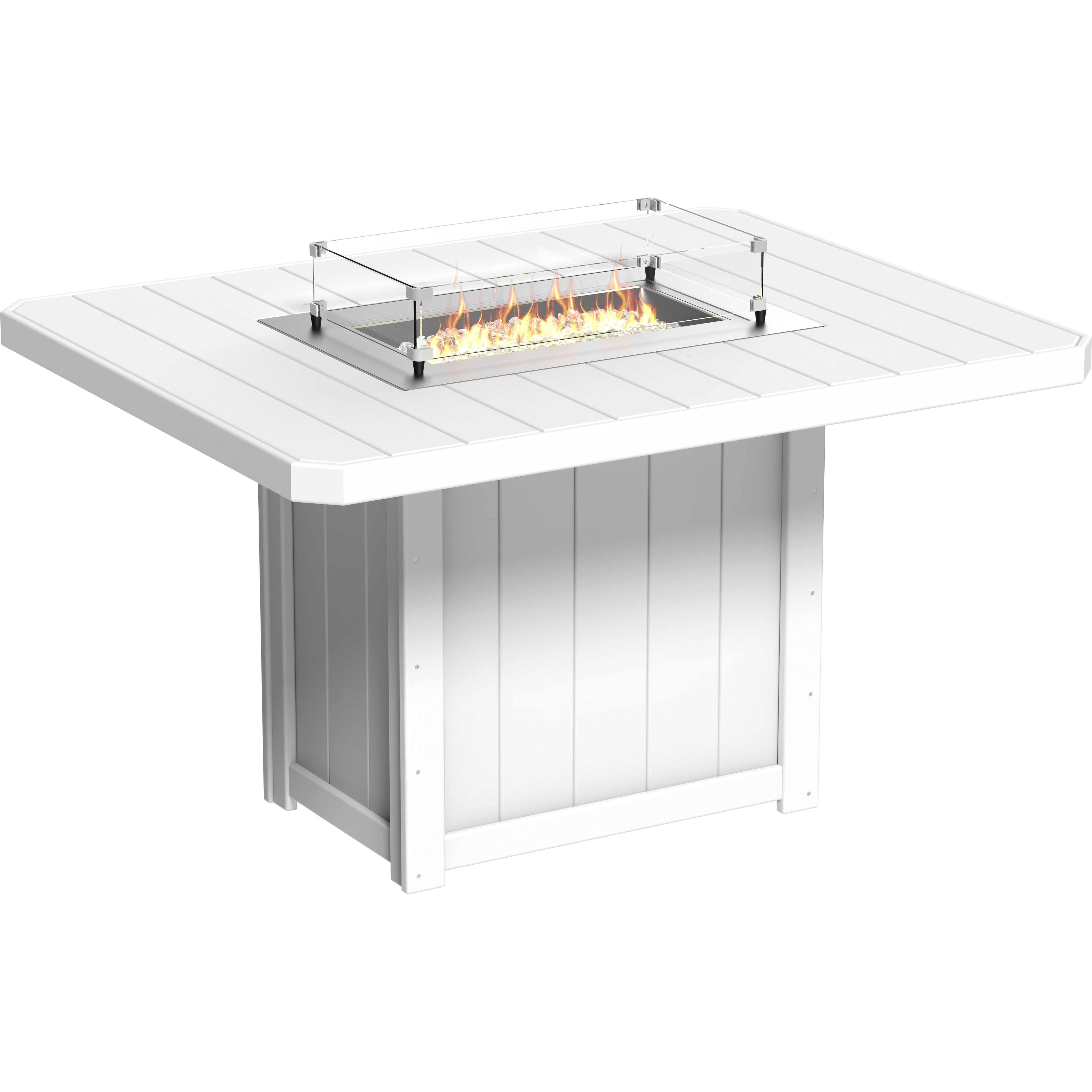 LuxCraft Lumin Fire Table 62 Rectangular