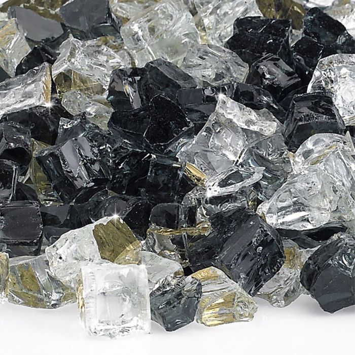 Fire by Design PMLVR 1/2-Inch Premium Pre-Mixed Collection Fire Glass, 10 lb, Las Vegas Reflective