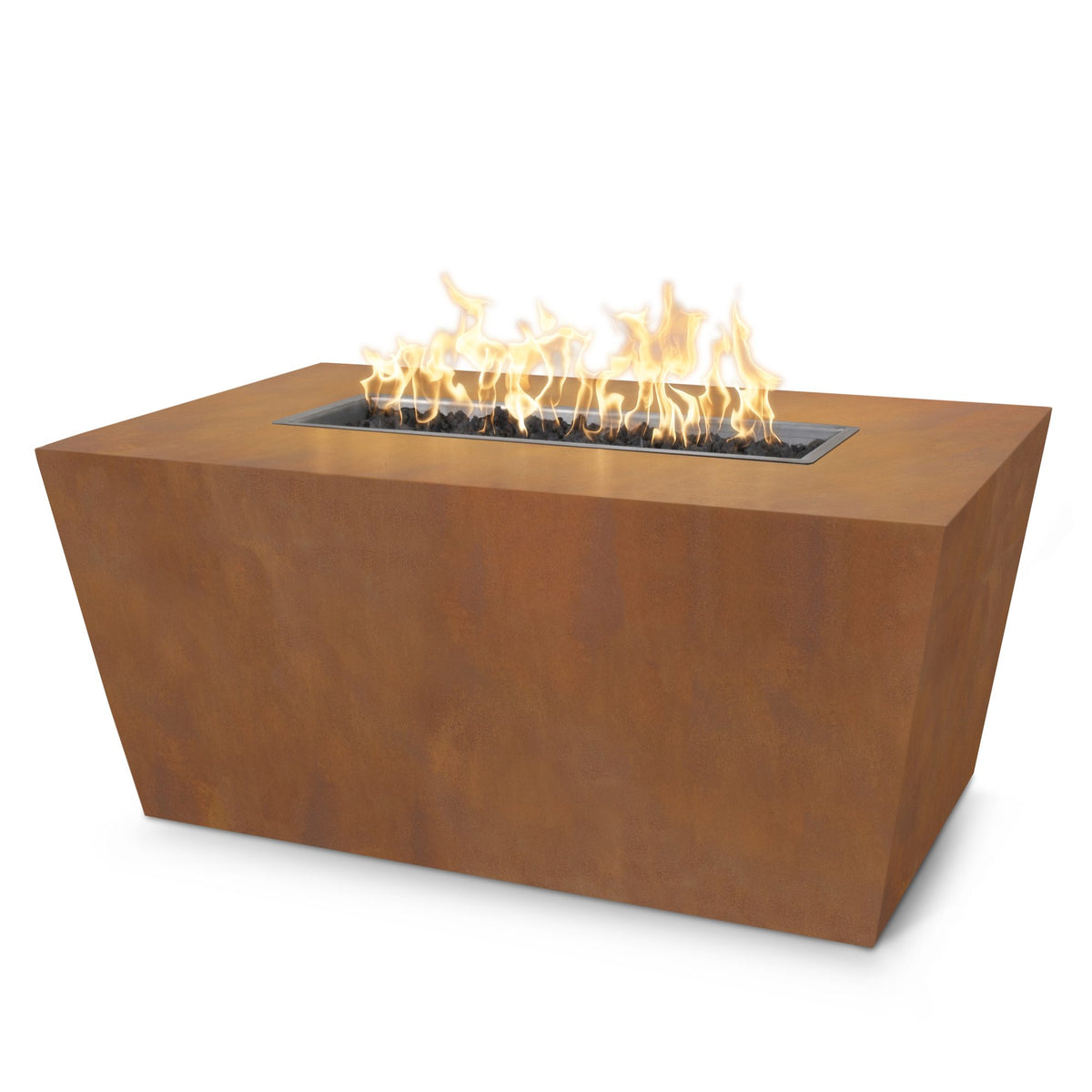The Outdoor Plus Mesa Fire Table - Corten Steel