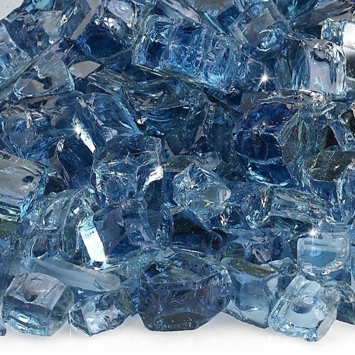 Fire by Design PBRFG 1/2-Inch Reflective Collection Fire Glass, 10 lb, Pacific Blue Reflective